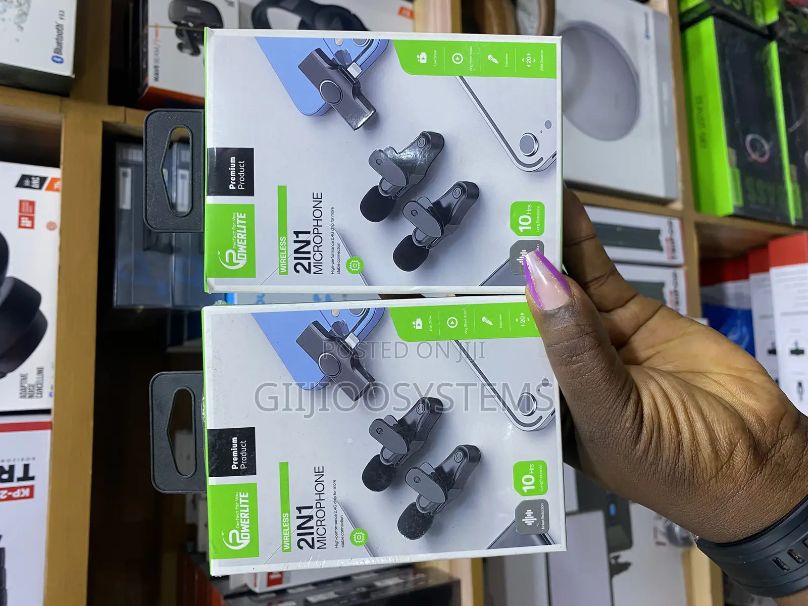 Powerlite 2 in 1 Wireless Microphone