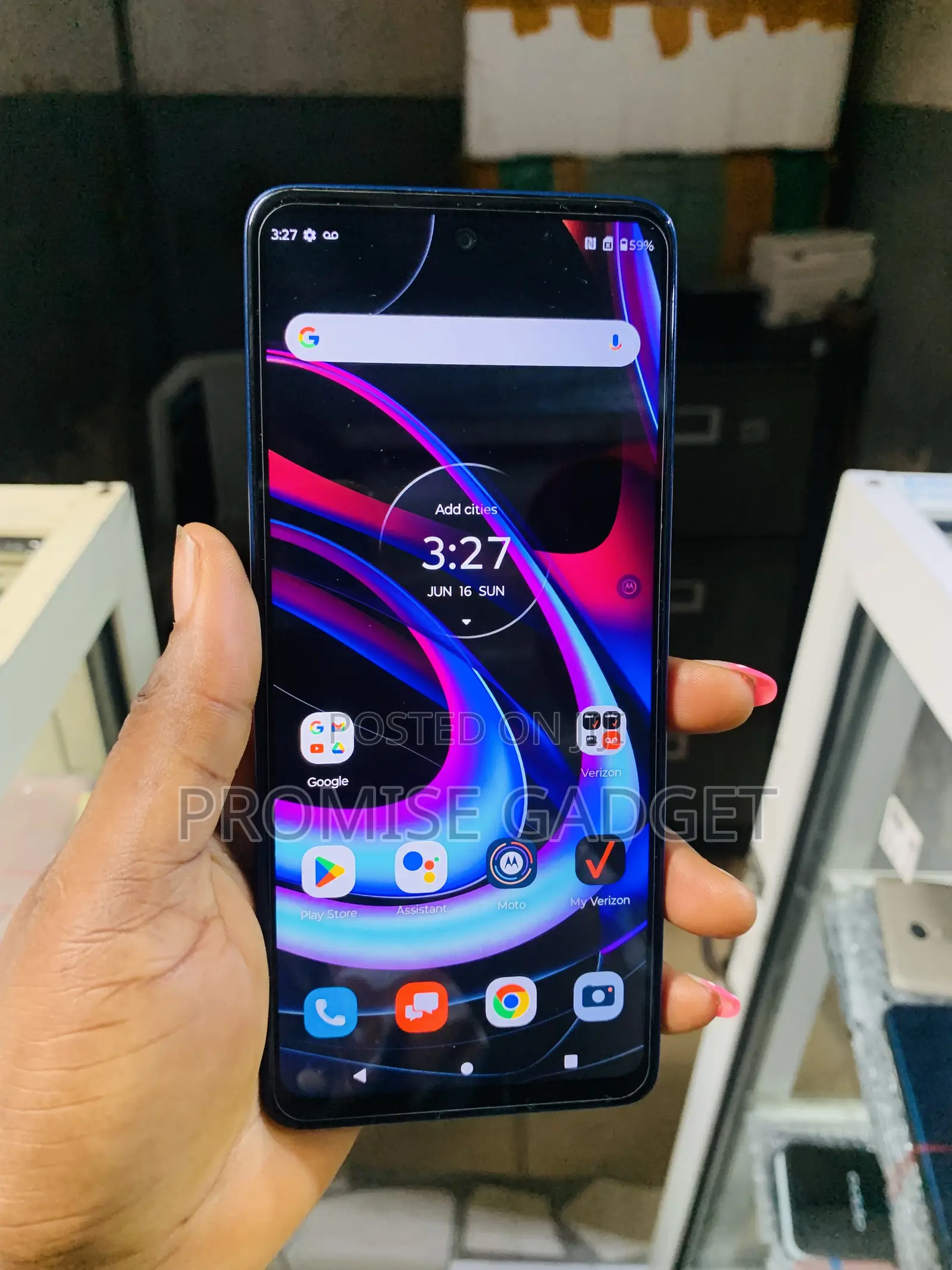 Motorola Edge 5G UW (2021) 256 GB Blue