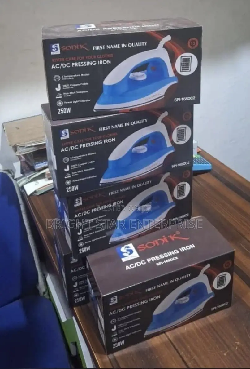 Sonik Solar Press Iron Low Consumption of Lights