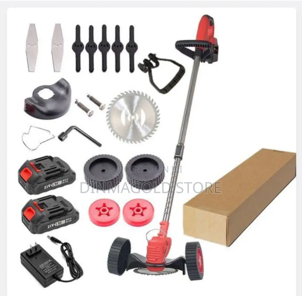 Grass Cutter Rechargeable With Two 48vh Battery