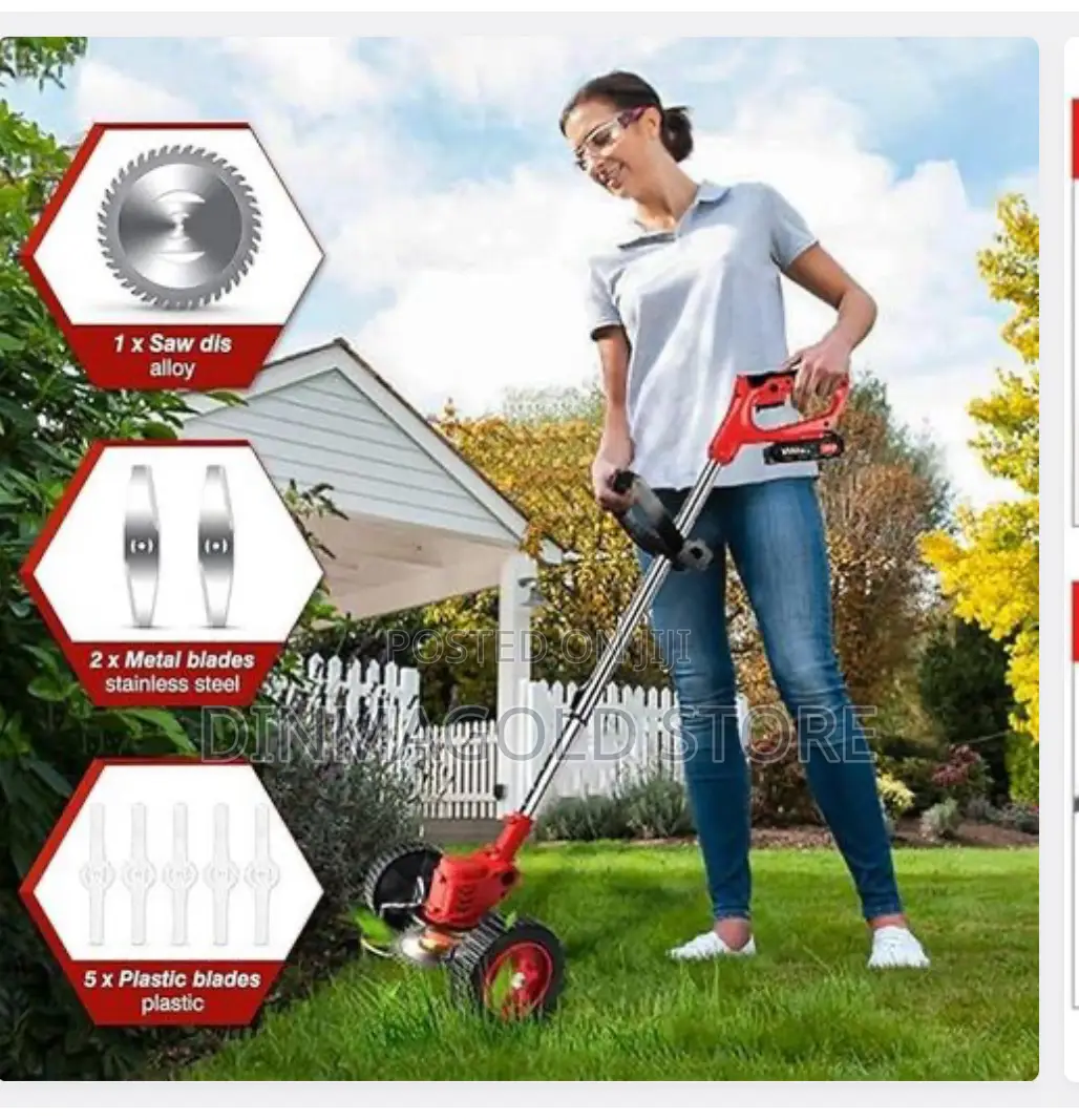 Grass Cutter Rechargeable With Two 48vh Battery