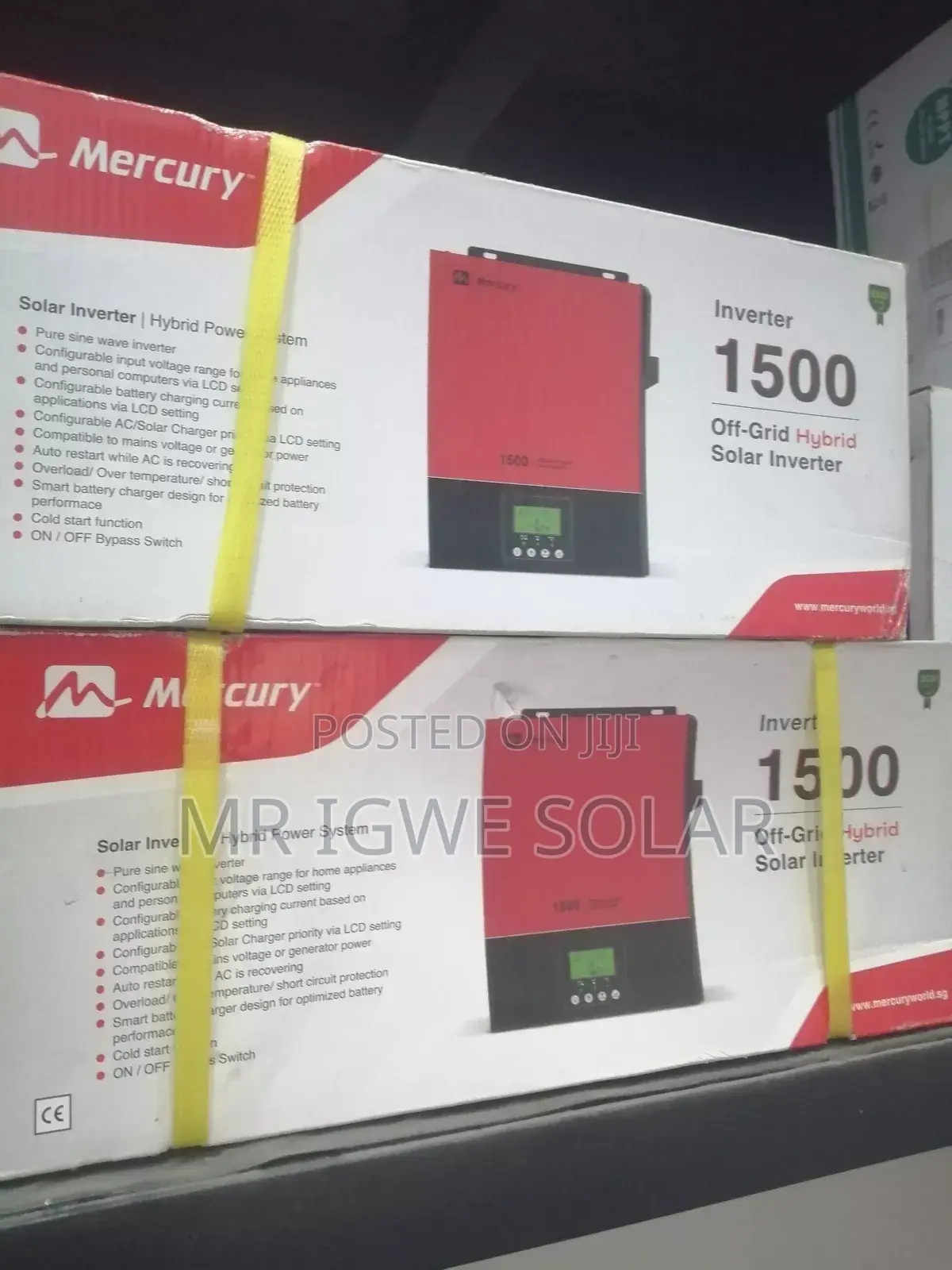Mercury Hybrid Inverter 1.5kva 12v