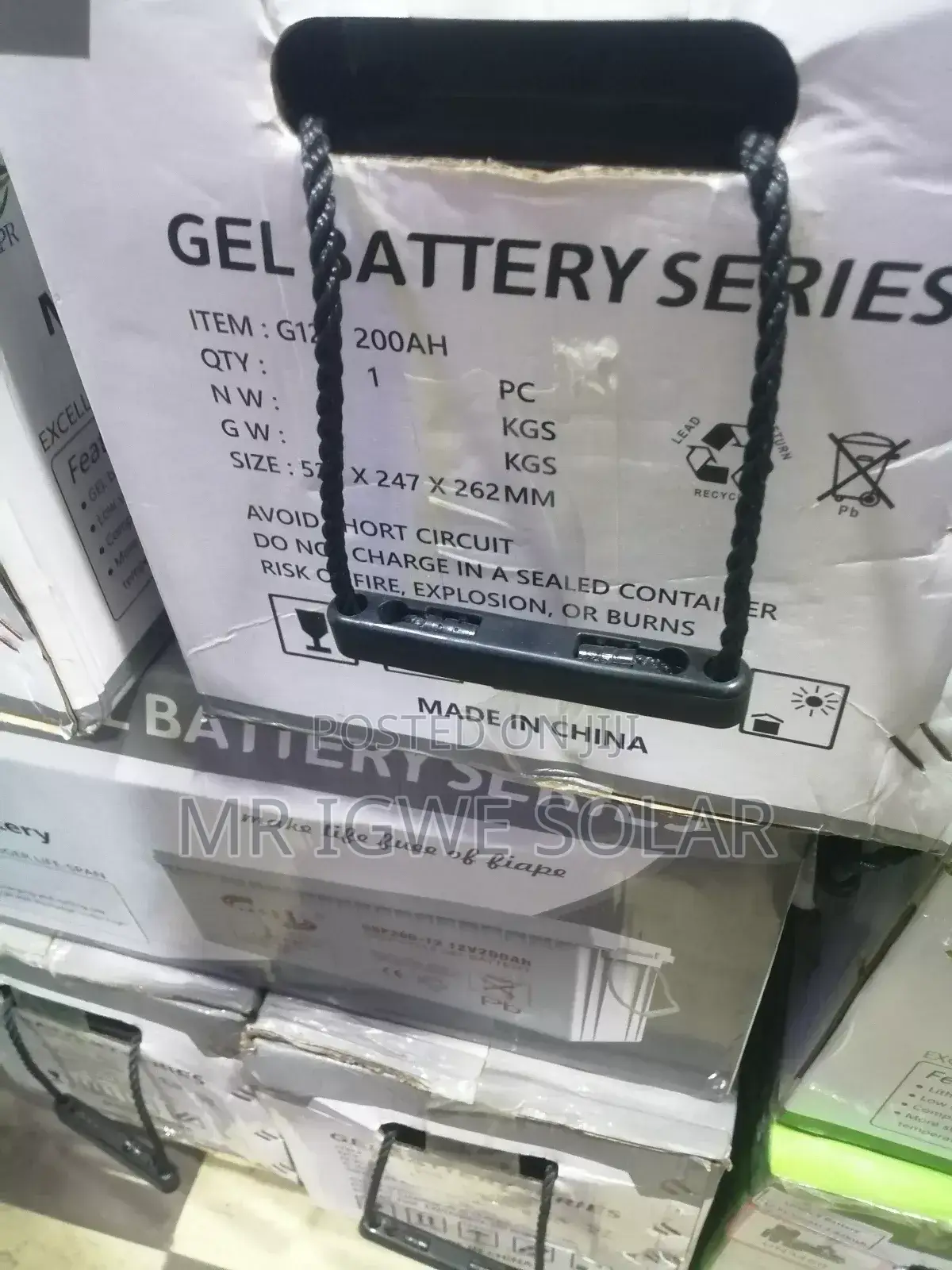 MSN 200ah Dry Cell Battery