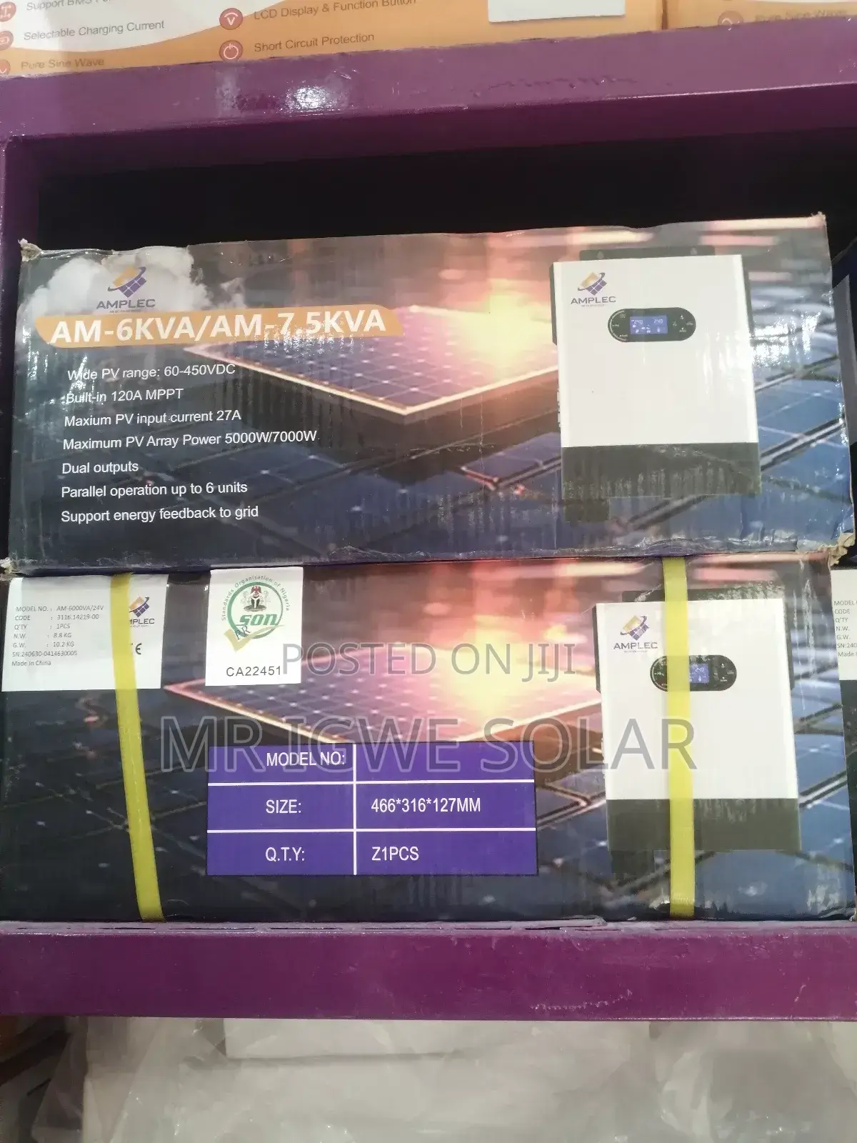 Aplec 6kva Inverter 24v