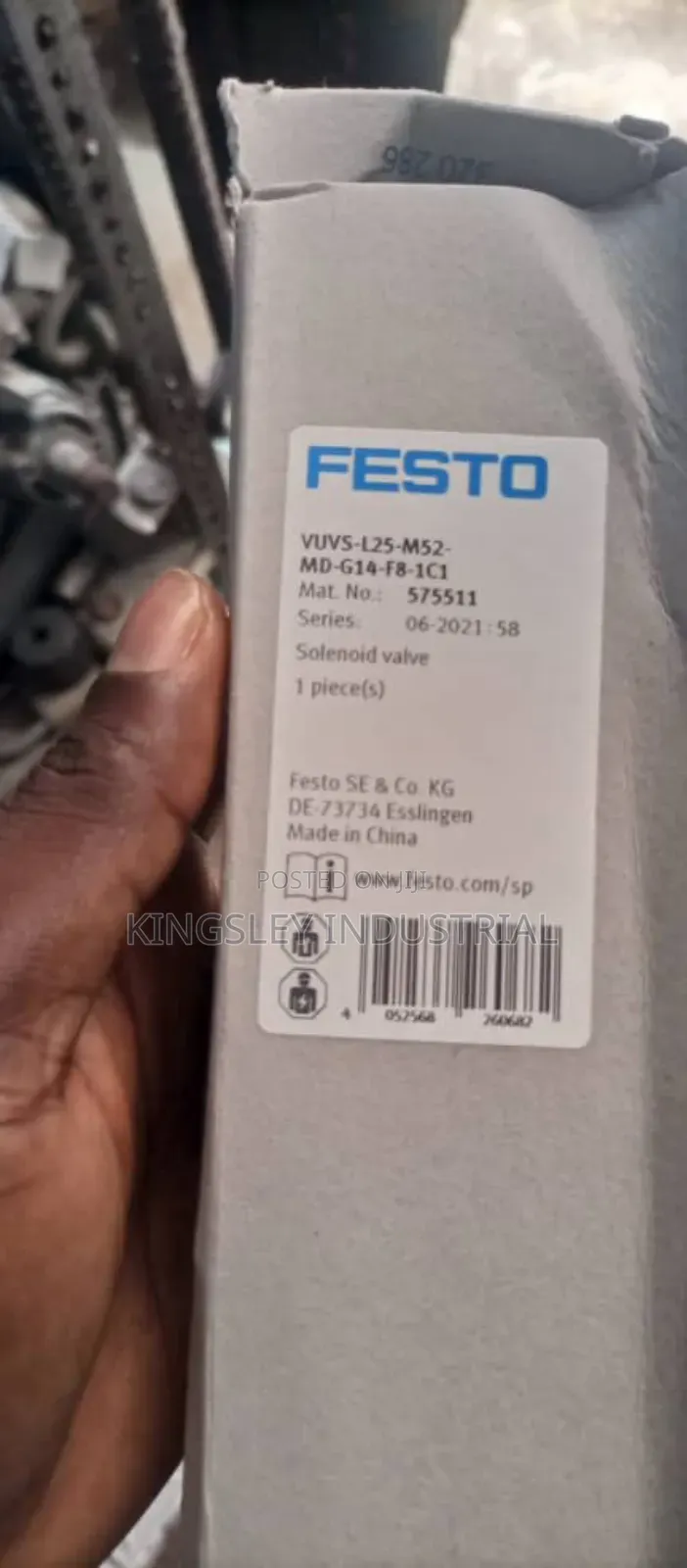 Festo Solenoid Valve Vuvs-L25-M52-Md-G14-F8-1c1