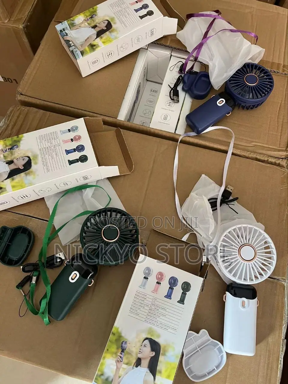 Multifunctional Mini Rechargeable Fan With Phone Stand