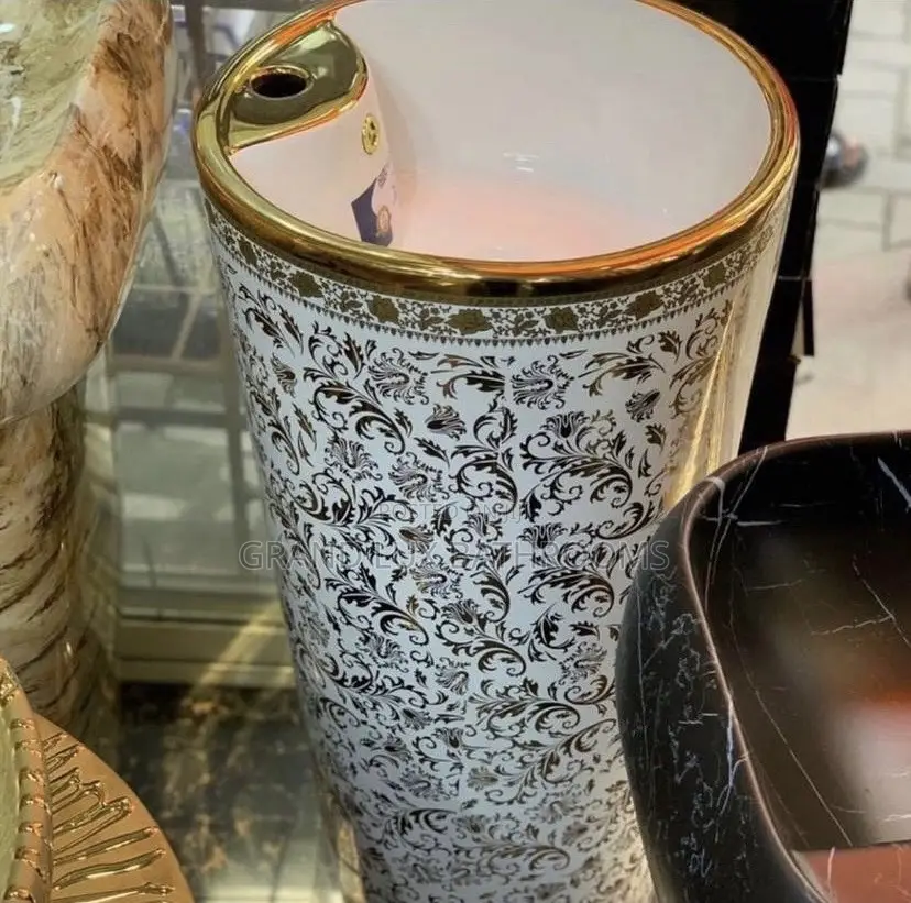 Standing Gold Design Basin