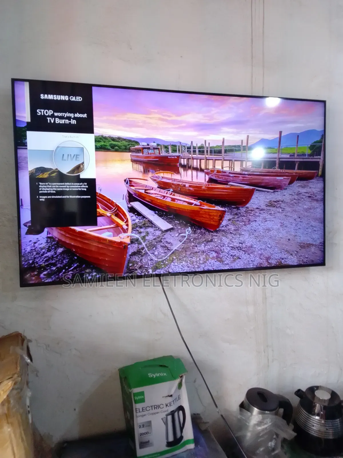 Newly Arrived 50inch Samsung Qled Smart Tv, Latest Model X