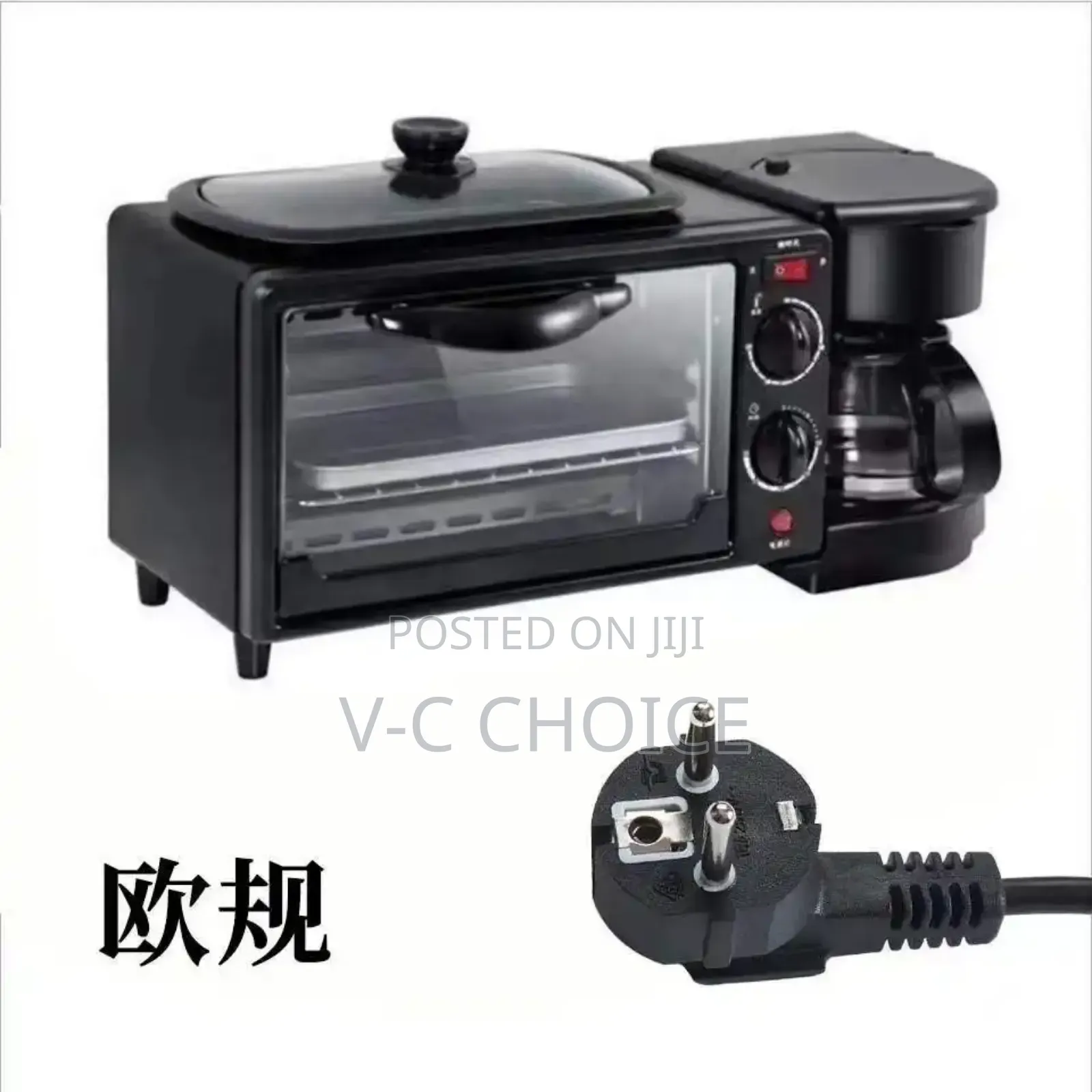 3in1 Breakfast Machine Bread Maker Toaster Electric Minioven