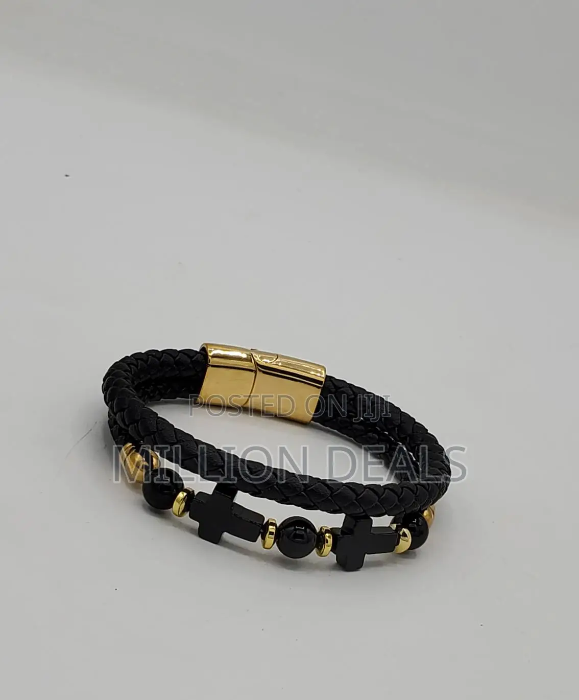 Stylish Cool Lux Men's Leather Bracelet