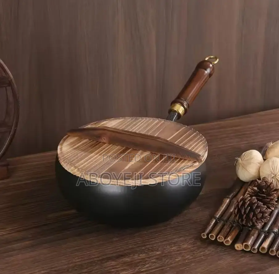 24cm Non-stick Frying Wok Pan Multifunctional Iron