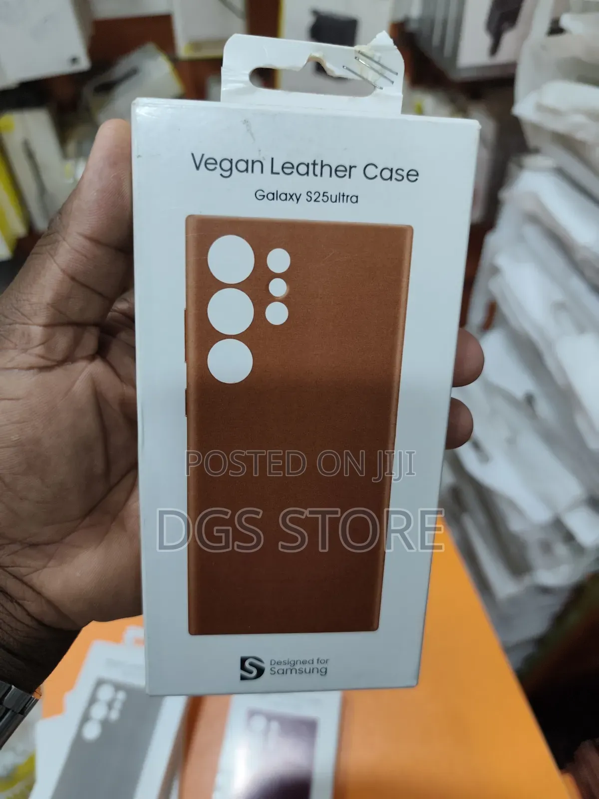 Vegan Leather Case for S25 Plus S25 Ultra