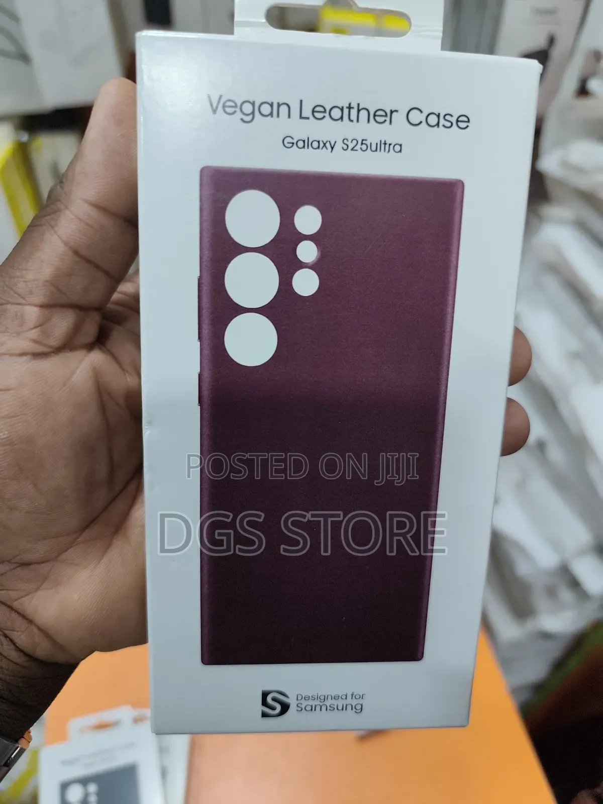 Vegan Leather Case for S25 Plus S25 Ultra
