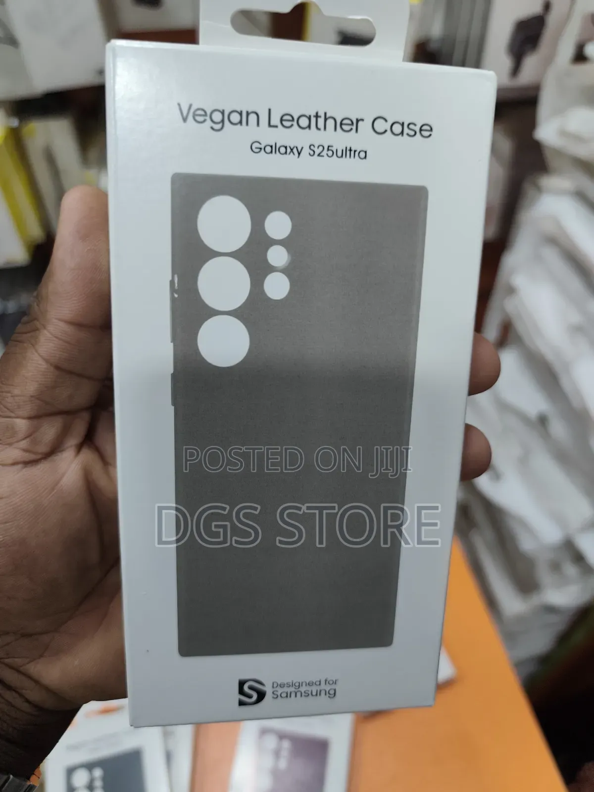 Vegan Leather Case for S25 Plus S25 Ultra
