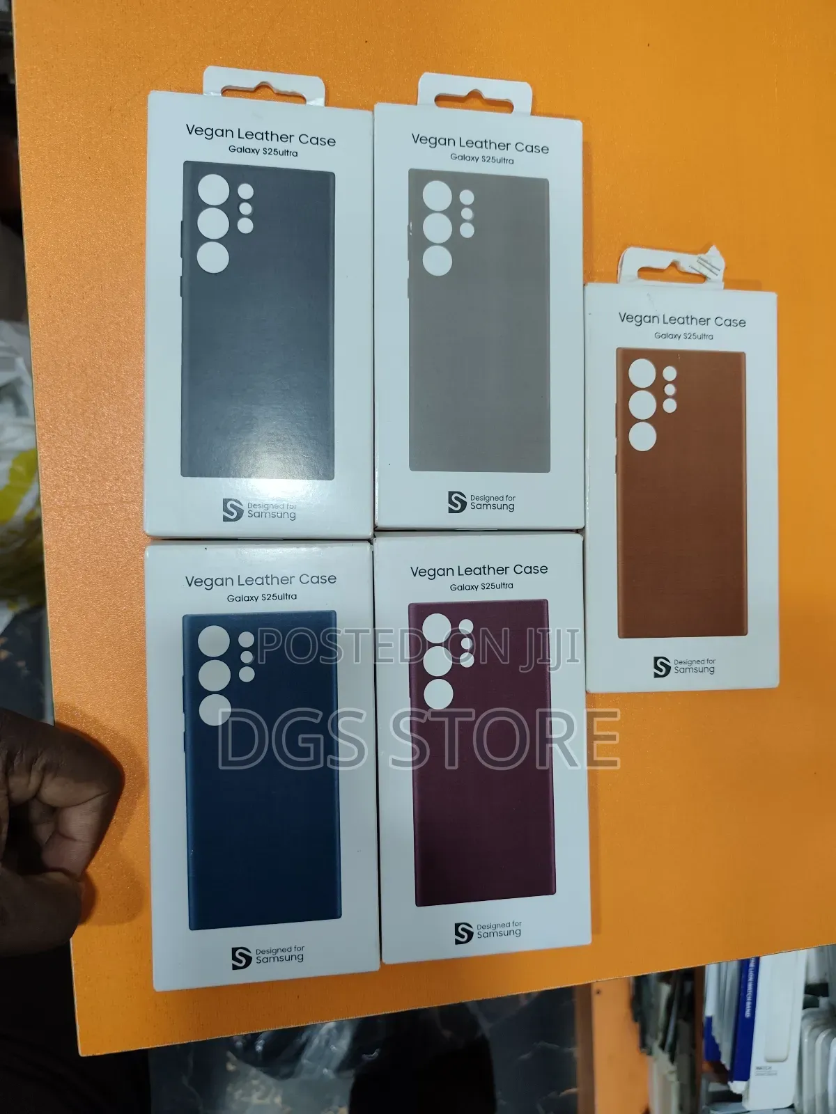 Vegan Leather Case for S25 Plus S25 Ultra