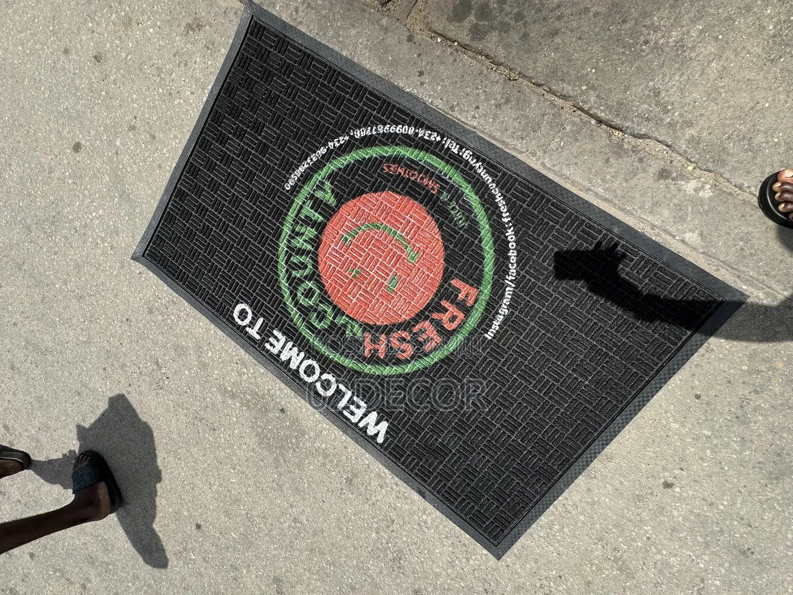 We Customize On Hard Surfaces Doormat ( All Sizes Available)