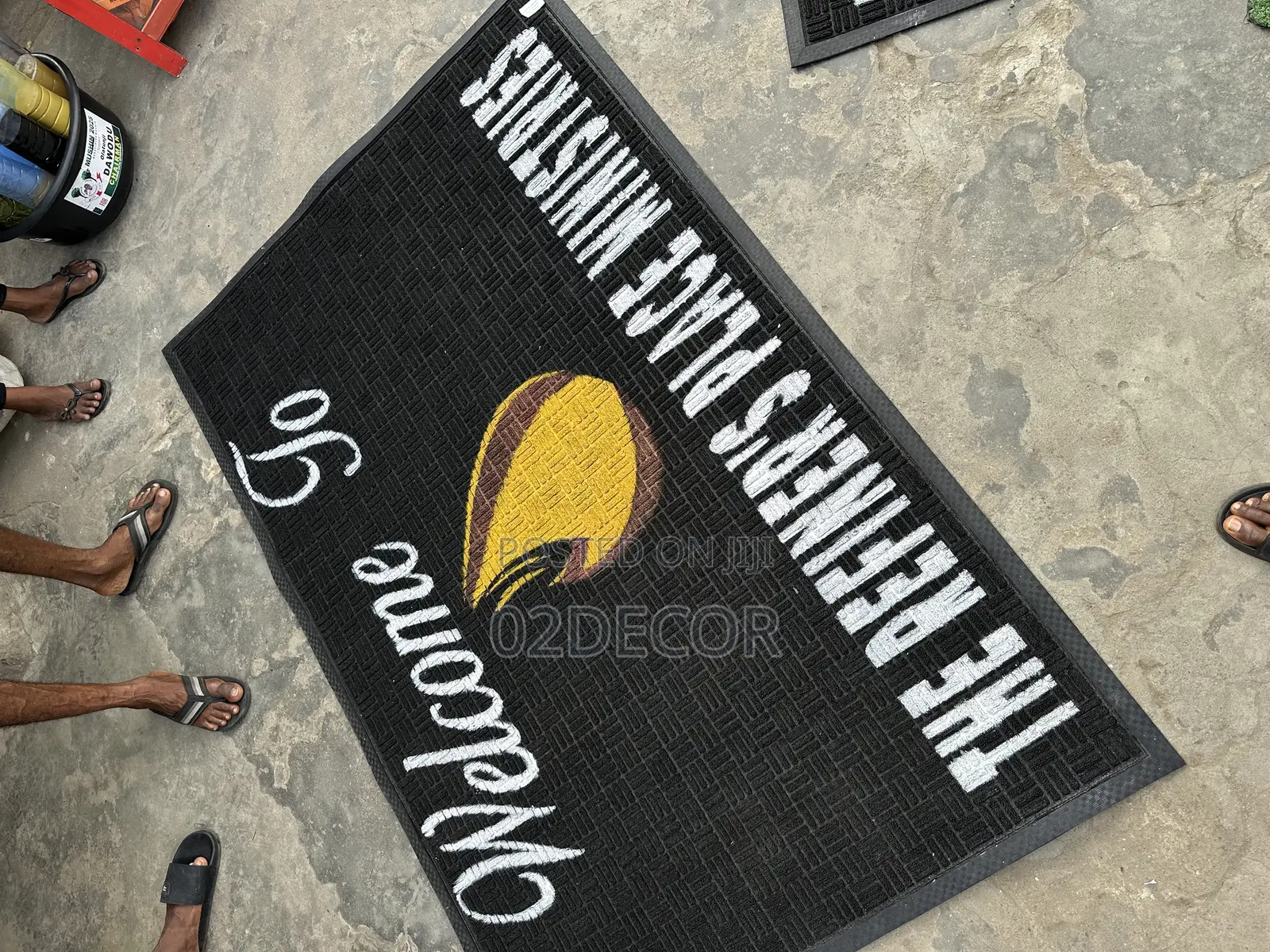 We Customize On Welcome Doormat (All Sizes Available)