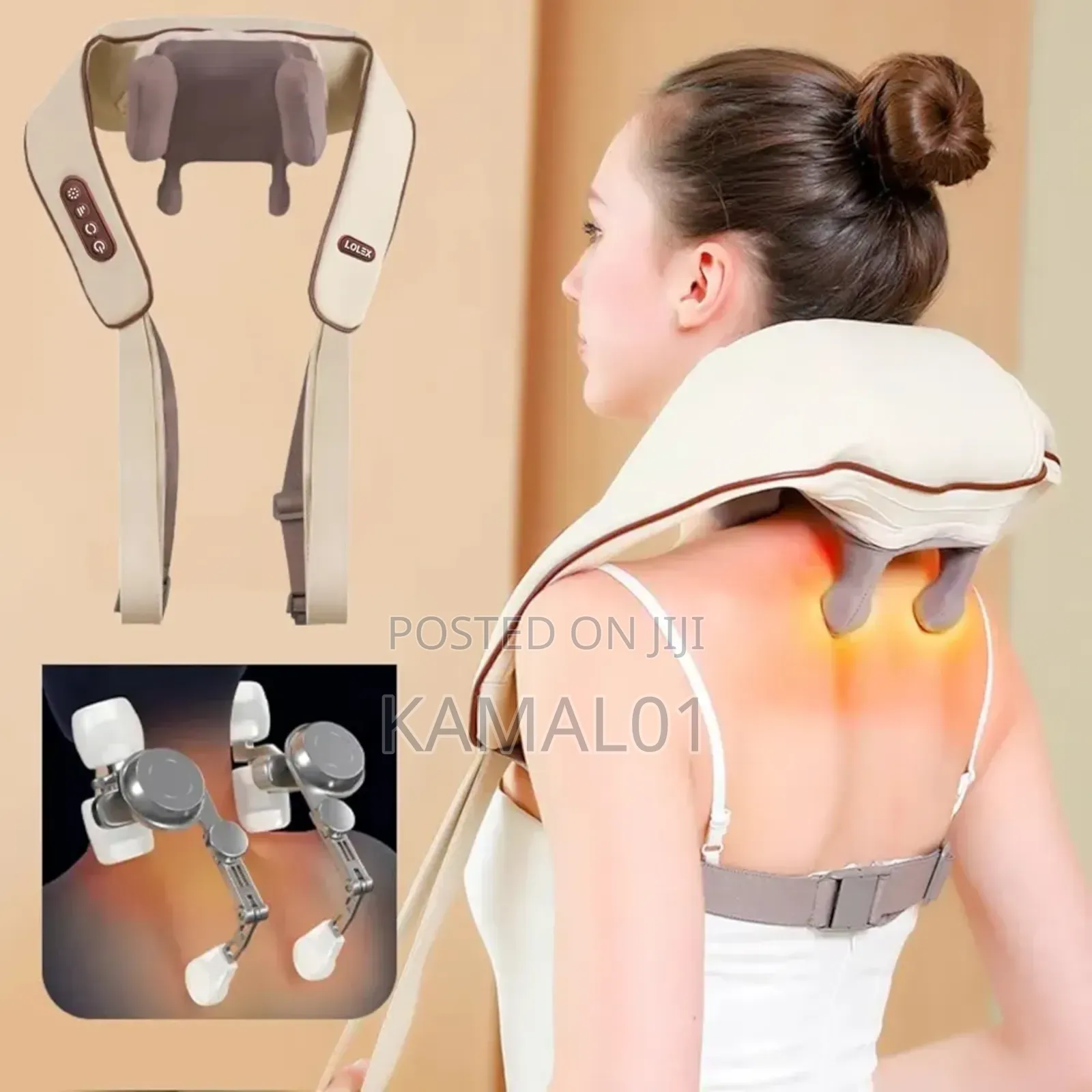 Neck Massager With Heat, Electric Cordless