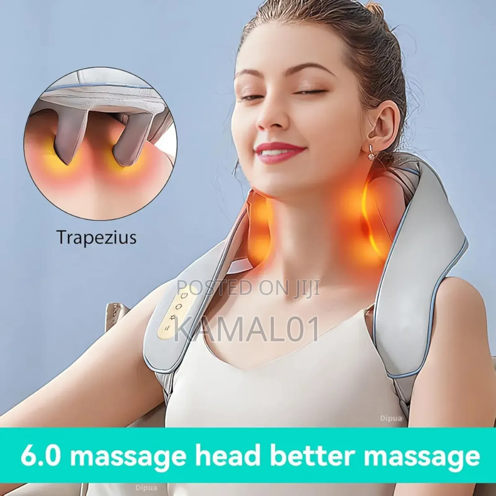 Neck Massager With Heat, Electric Cordless