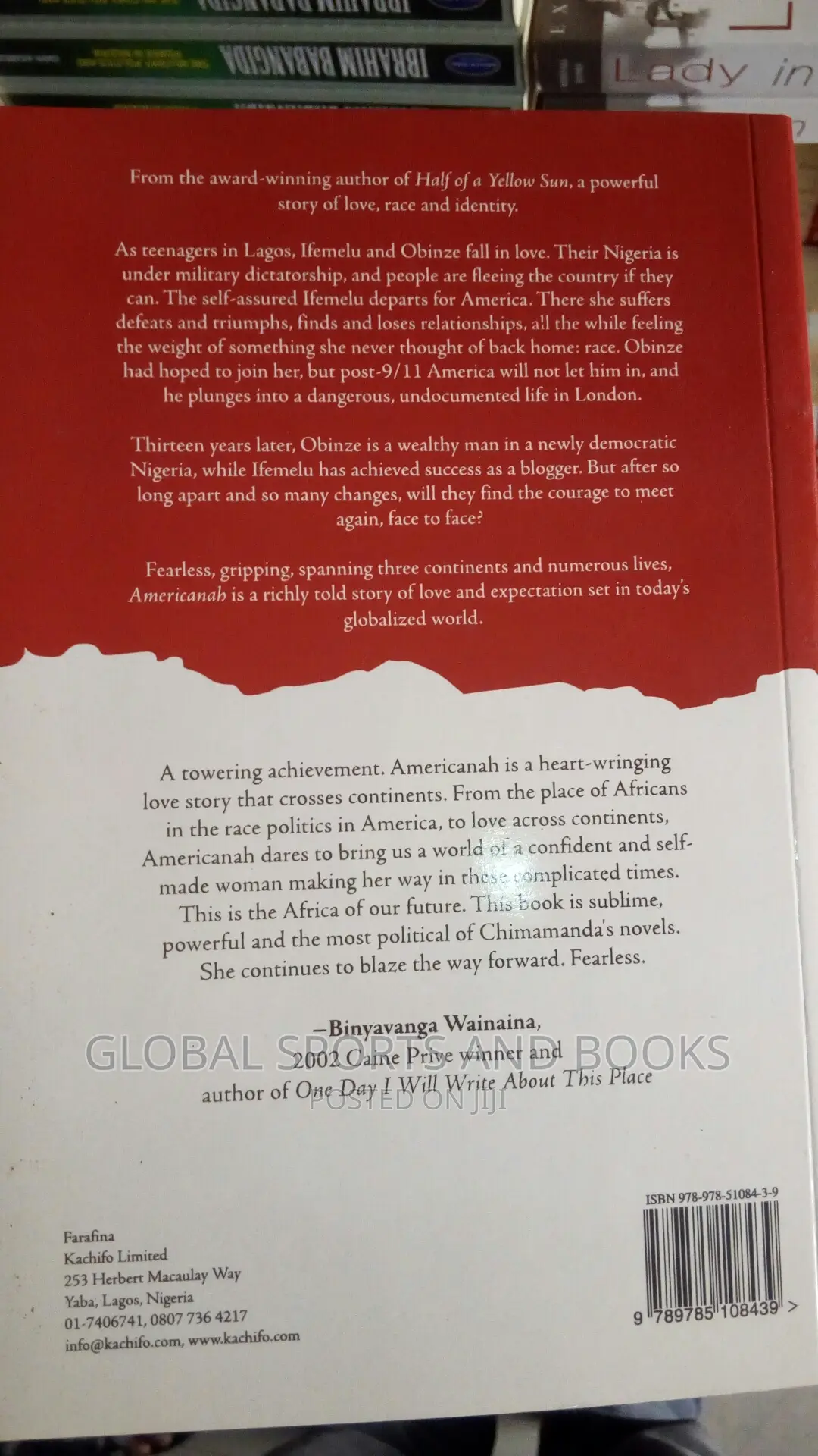 Americanan By Chimamanda Ngozi Adichie
