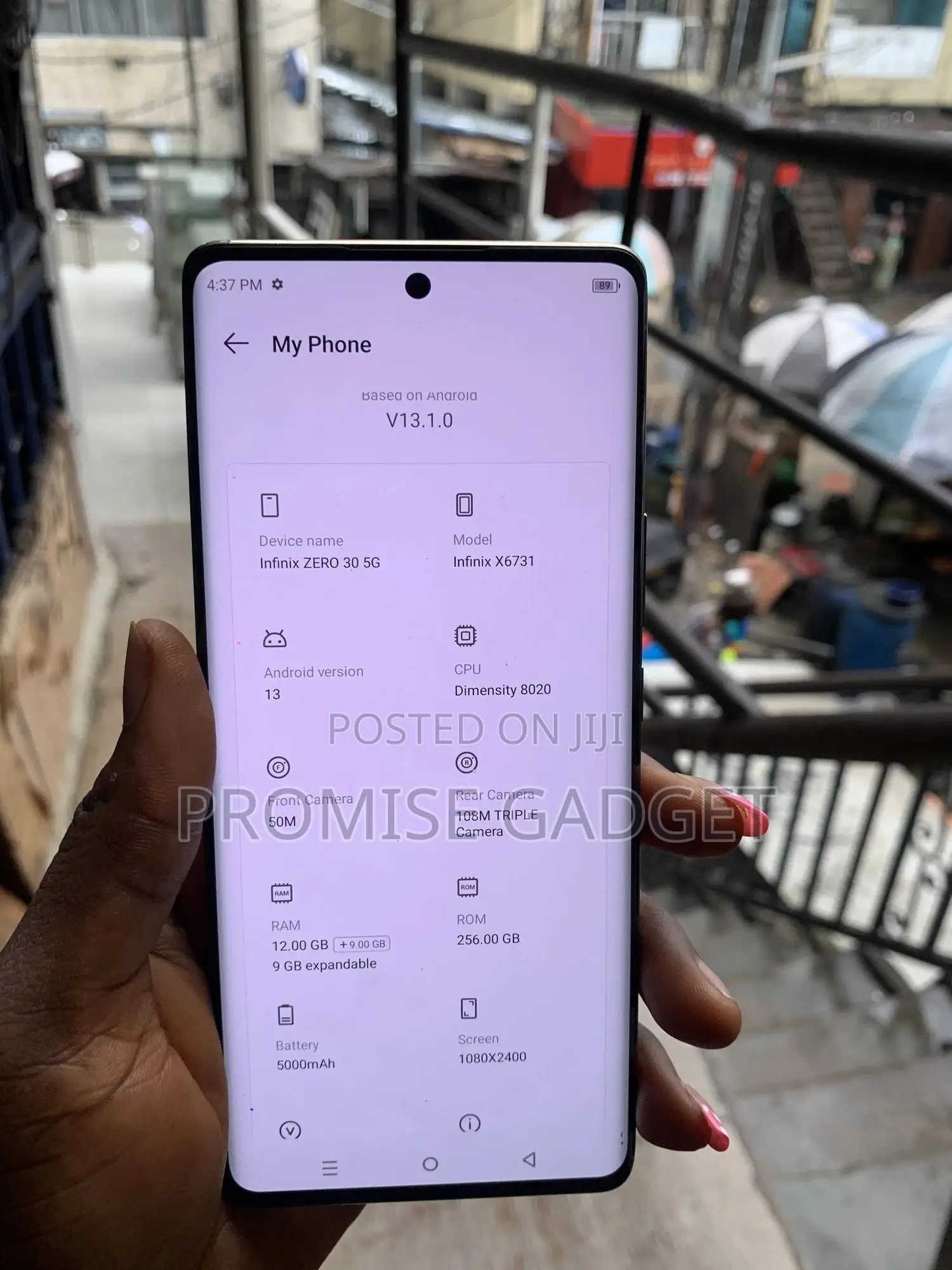 Infinix Zero 30 4G 256 GB Gray