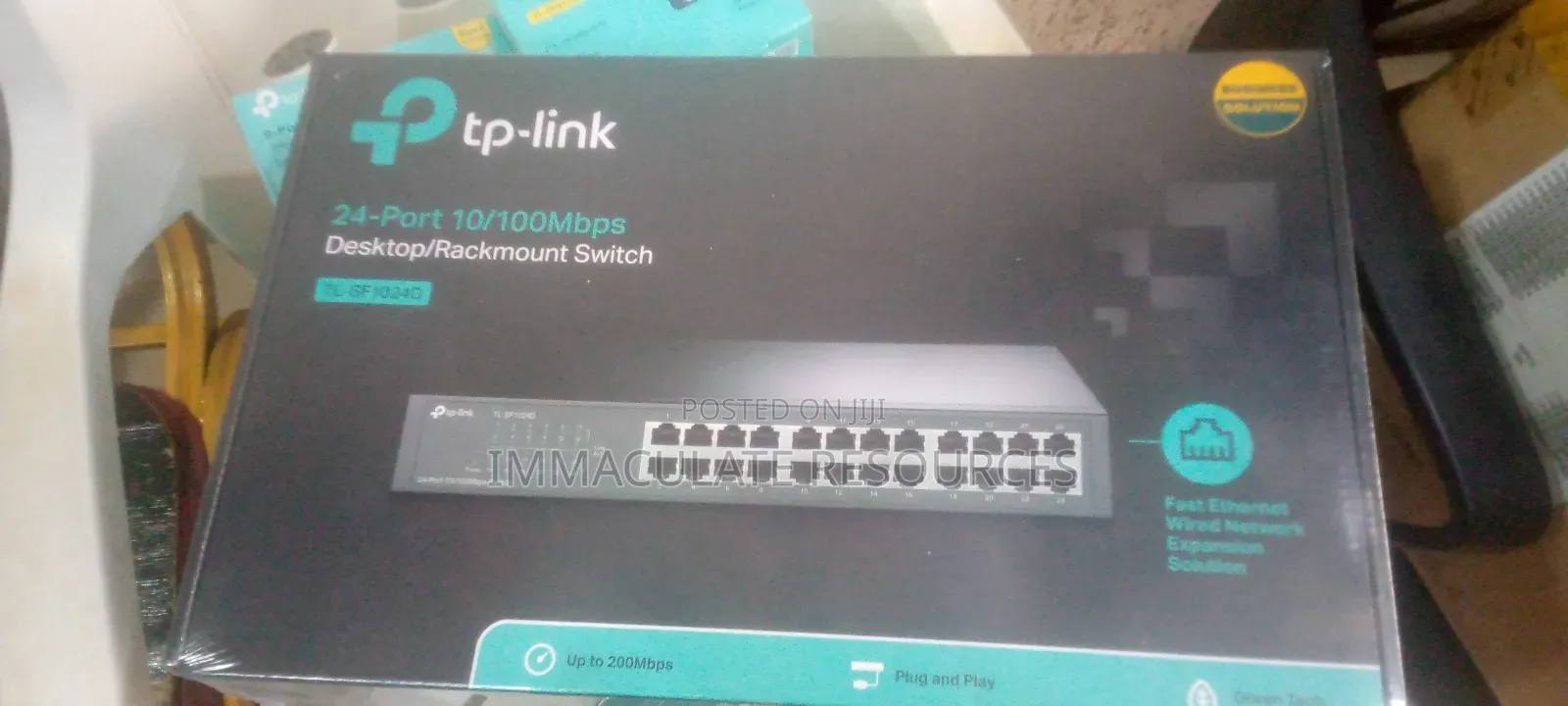 Tp-Link 24ports Gigabyte Switch (Rackmount)
