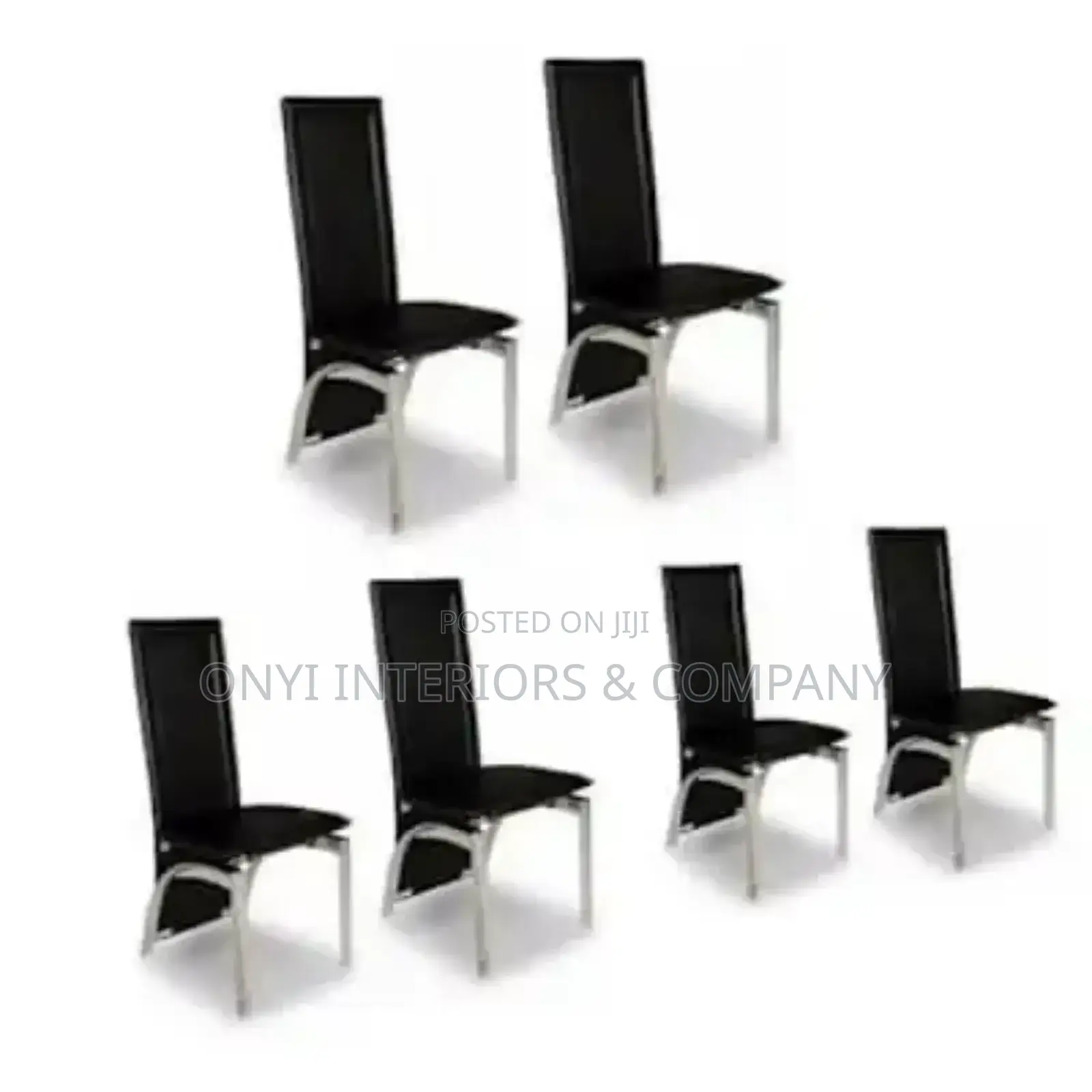 Mini Glass Dining Table With 4 Leather Chair