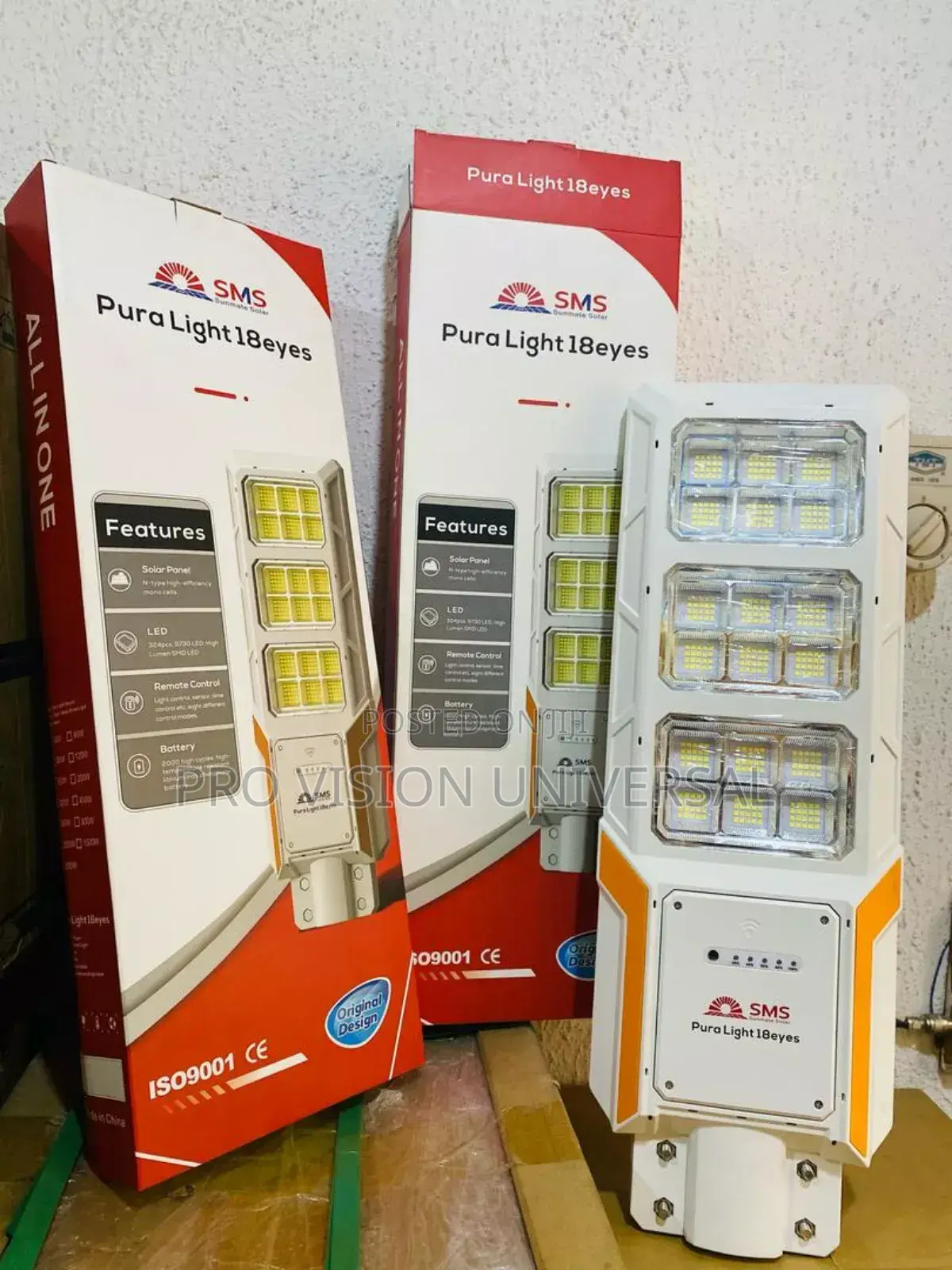 Sms Products Solar Street Light 18 Eyes