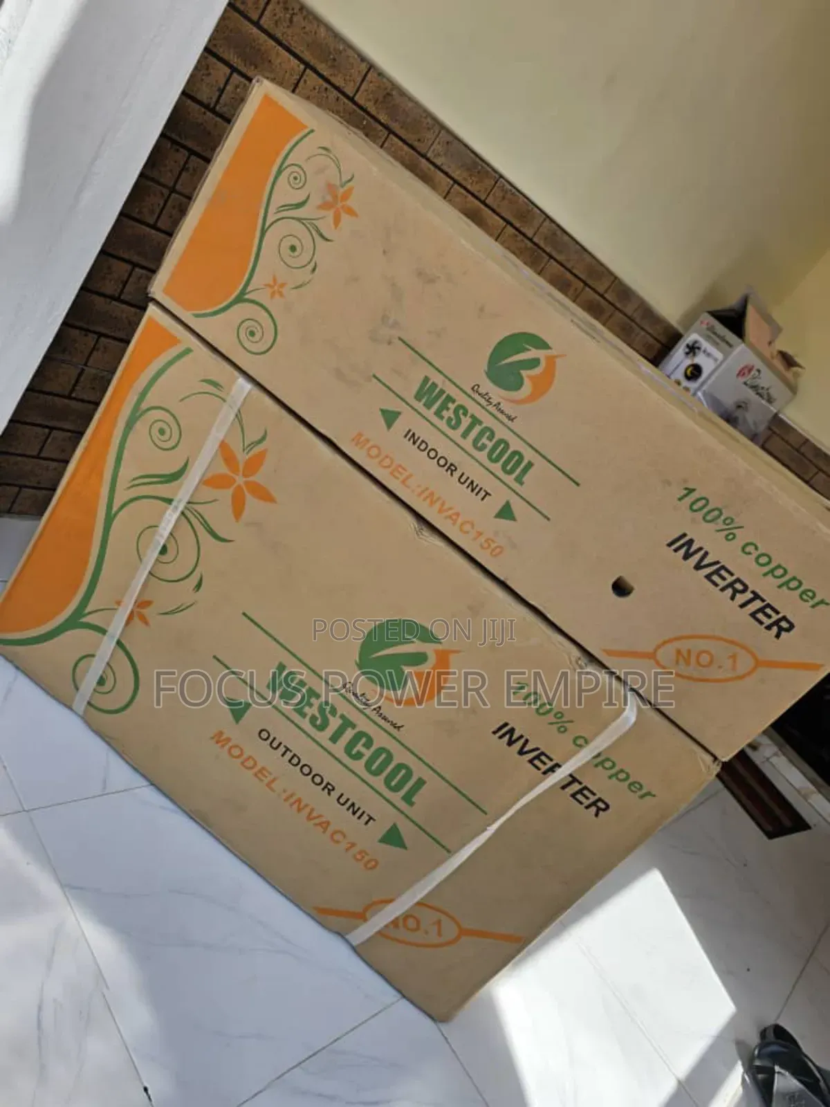 Original 1.5hp West Cool % Copper Inverter Ac Smart 