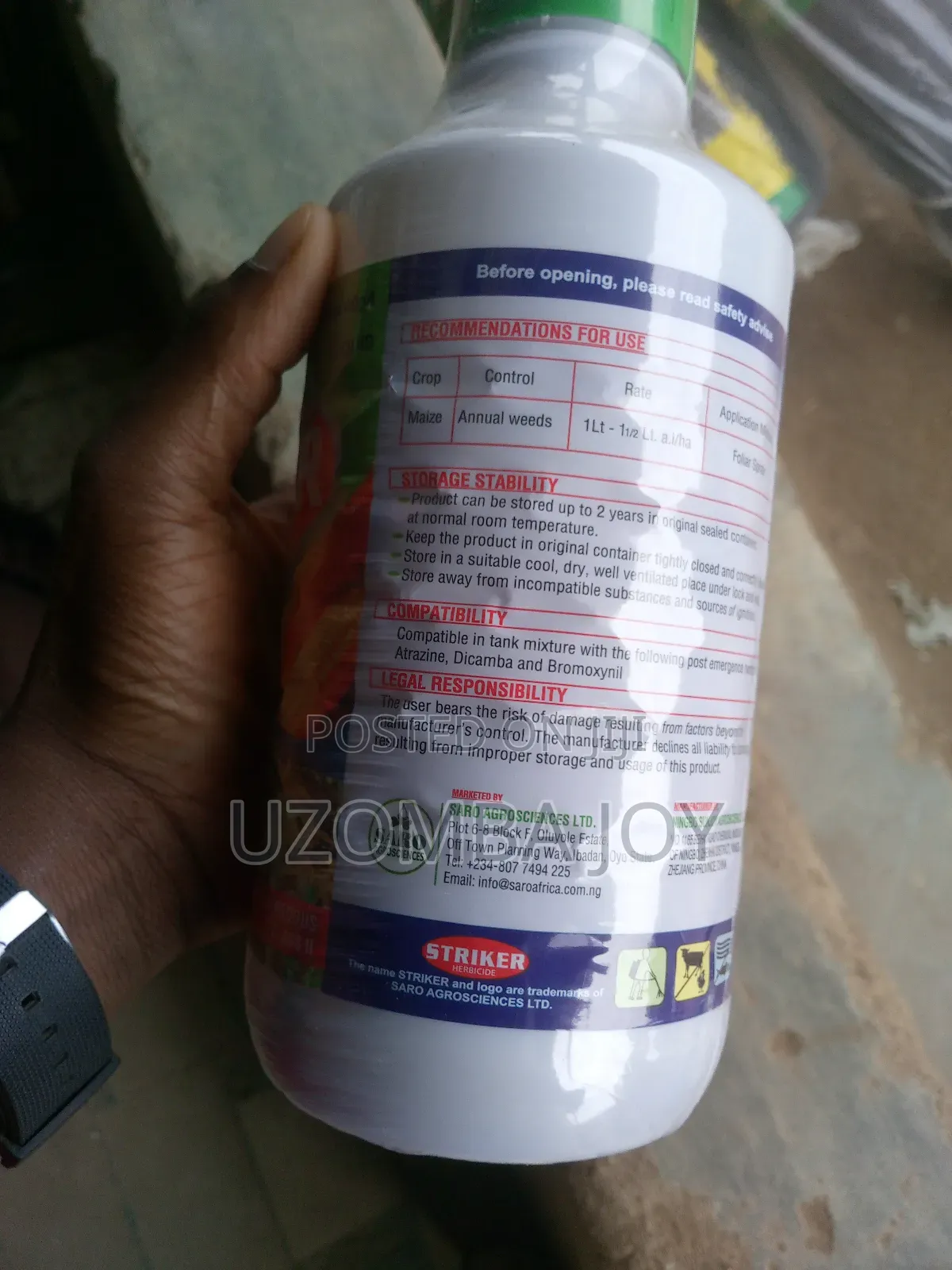 Striker 1l: Selective Herbicide for Maize
