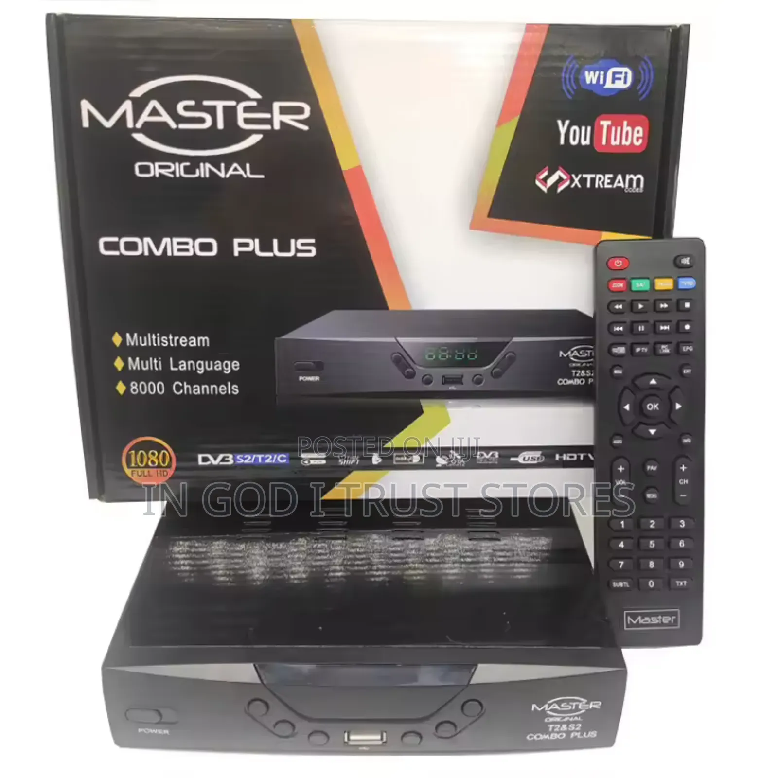 Master DVB T2 S2 Combo Plus Satellite Tv