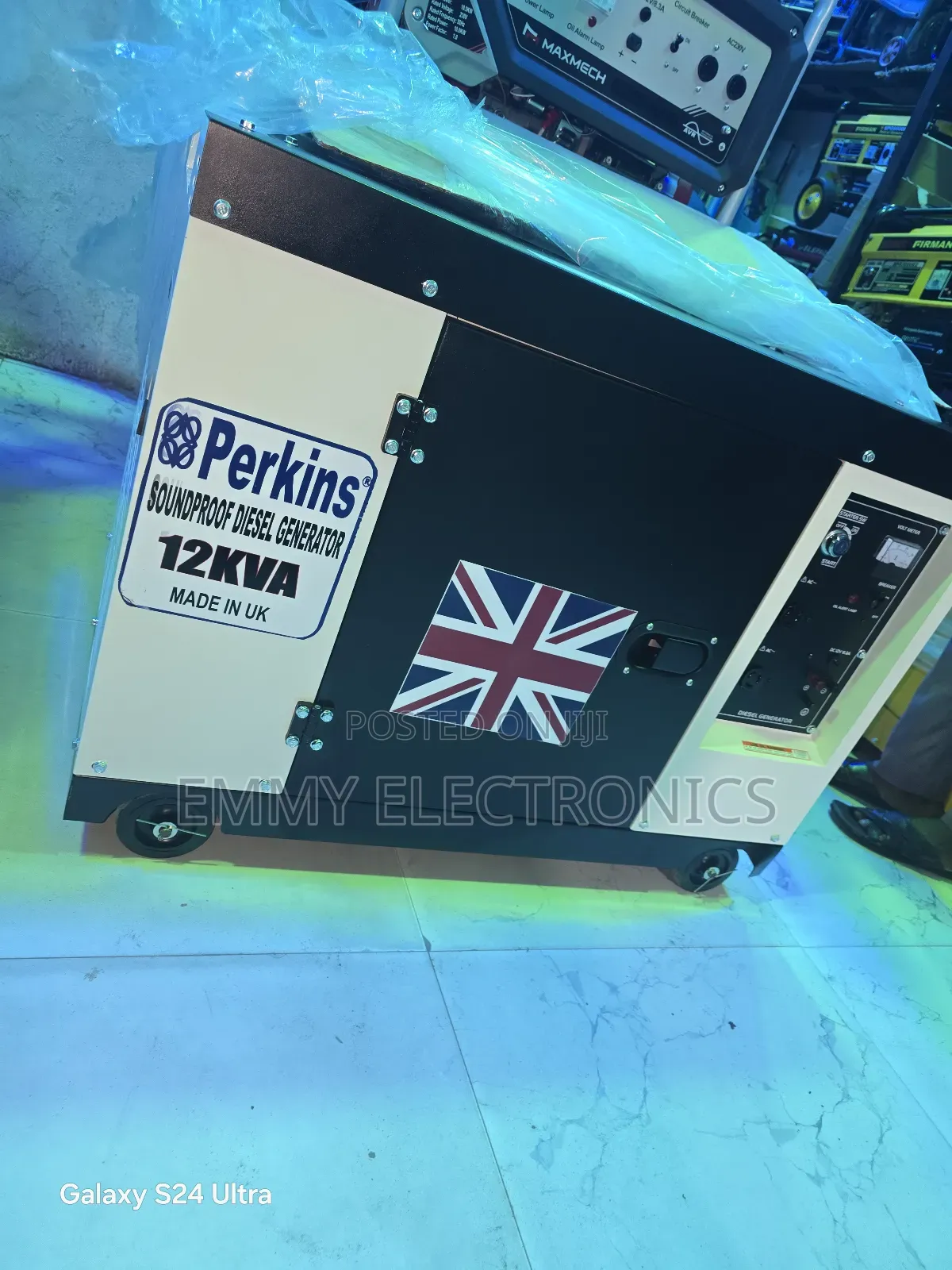 Brand New 12kva Perkins Diesel Soundproof Gen 1year Wty