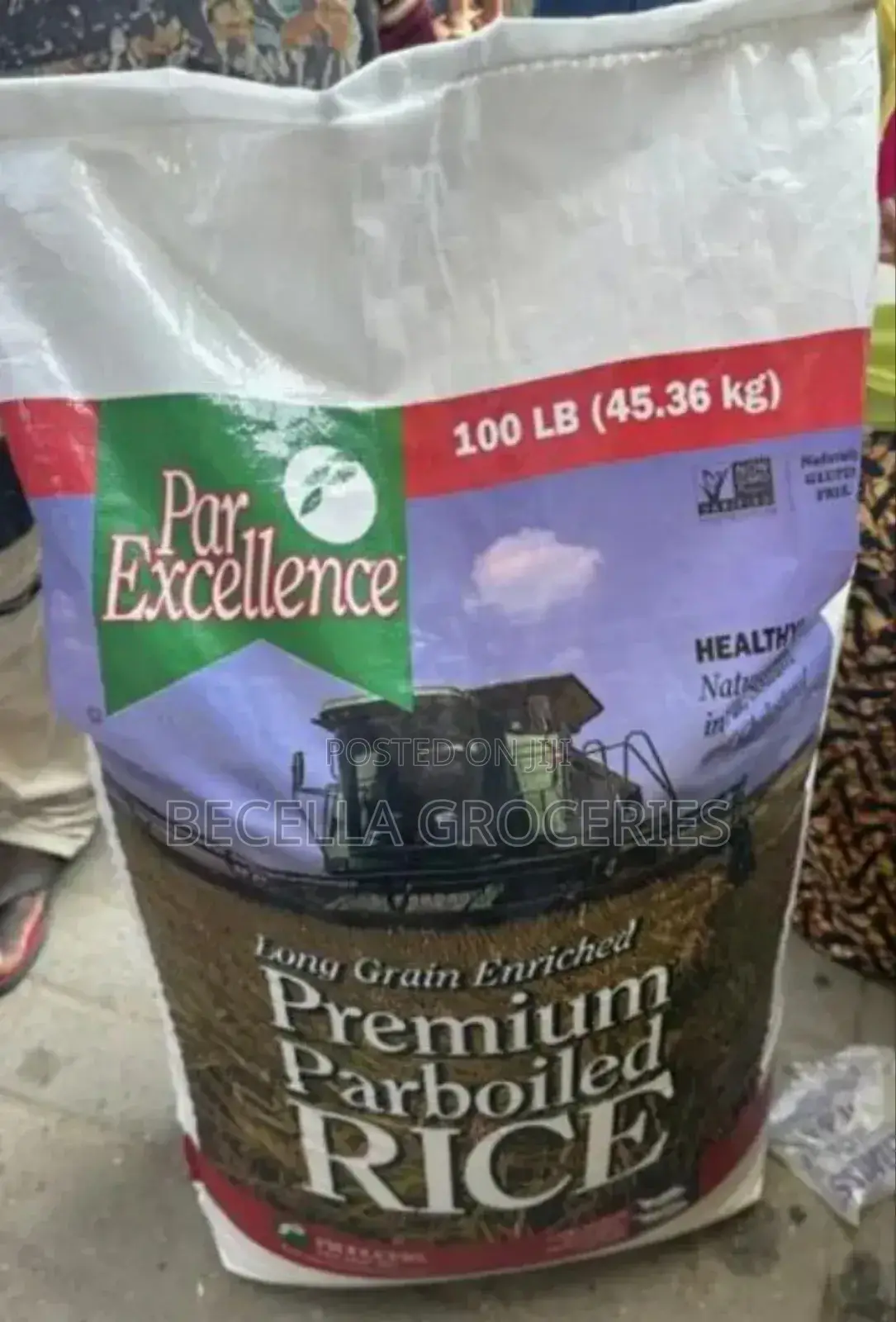 Par Excellence Long Grain Enriched Premium Parboiled Rice 45.36kg