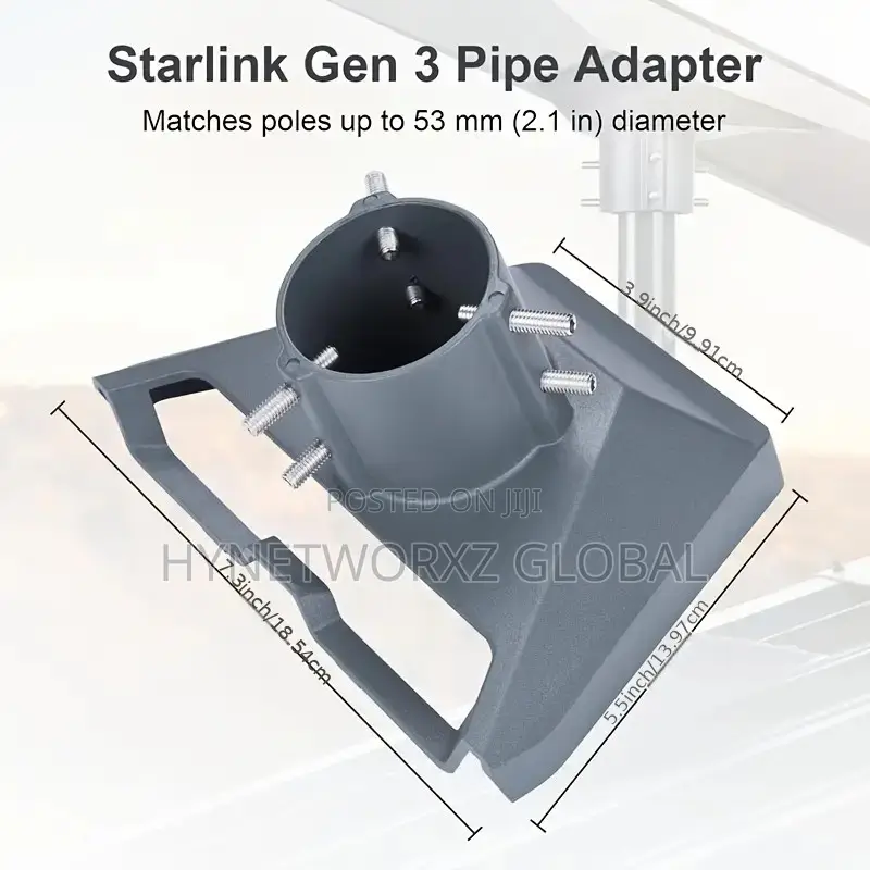 Starlink Gen 3 Aluminum Alloy Mount Pipe Adapter