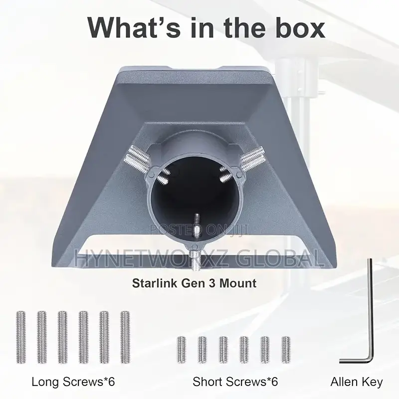 Starlink Gen 3 Aluminum Alloy Mount Pipe Adapter