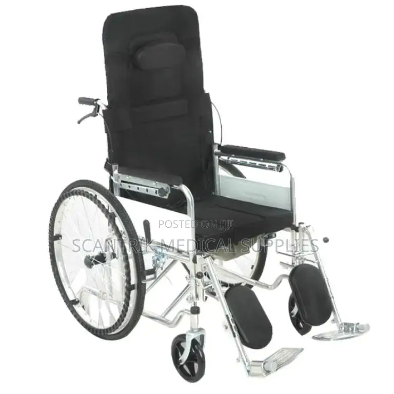 Commode Transport Wheelchair