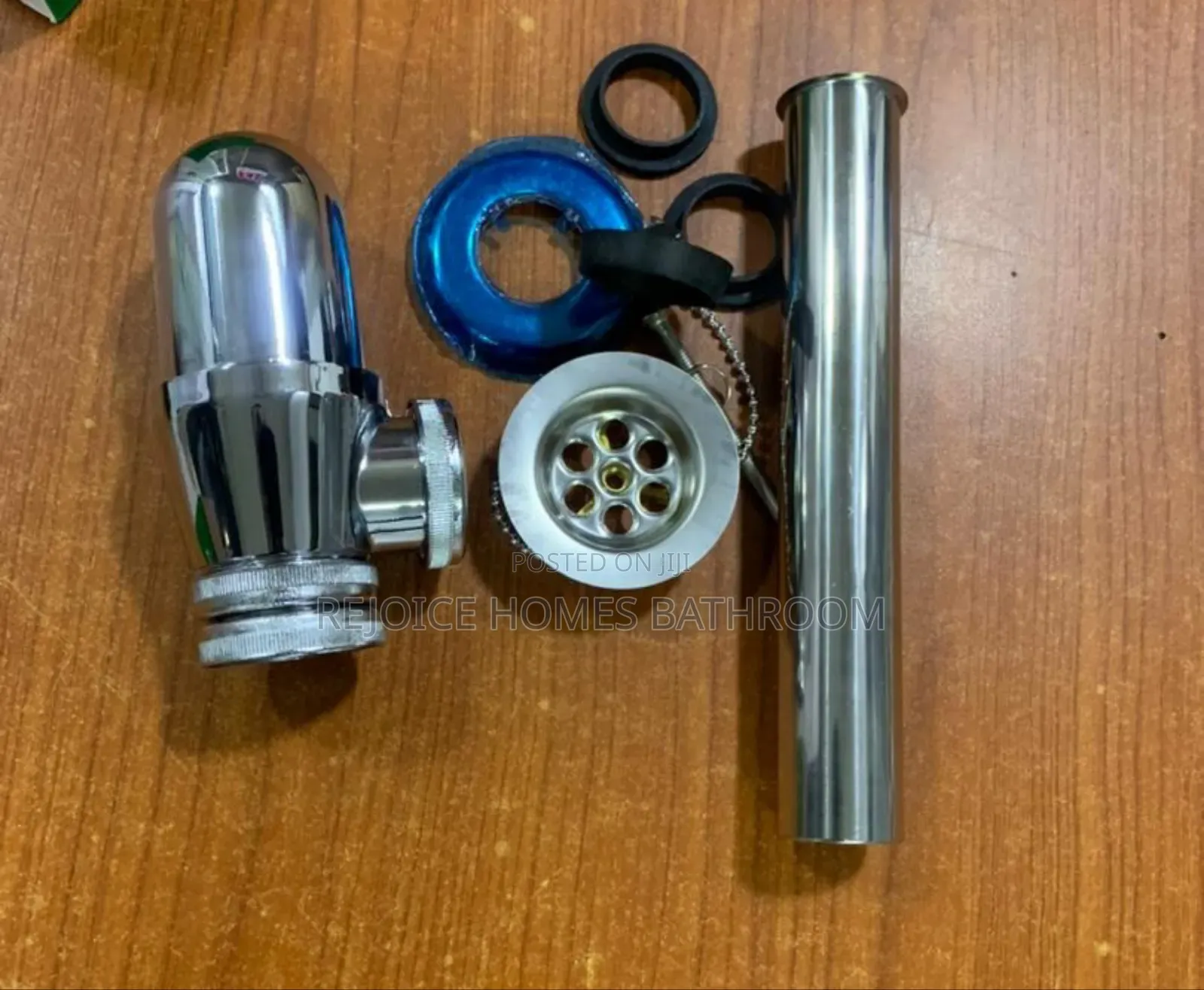 Chrome Basin Waste Kit With Bottle Trap Drain Accessories