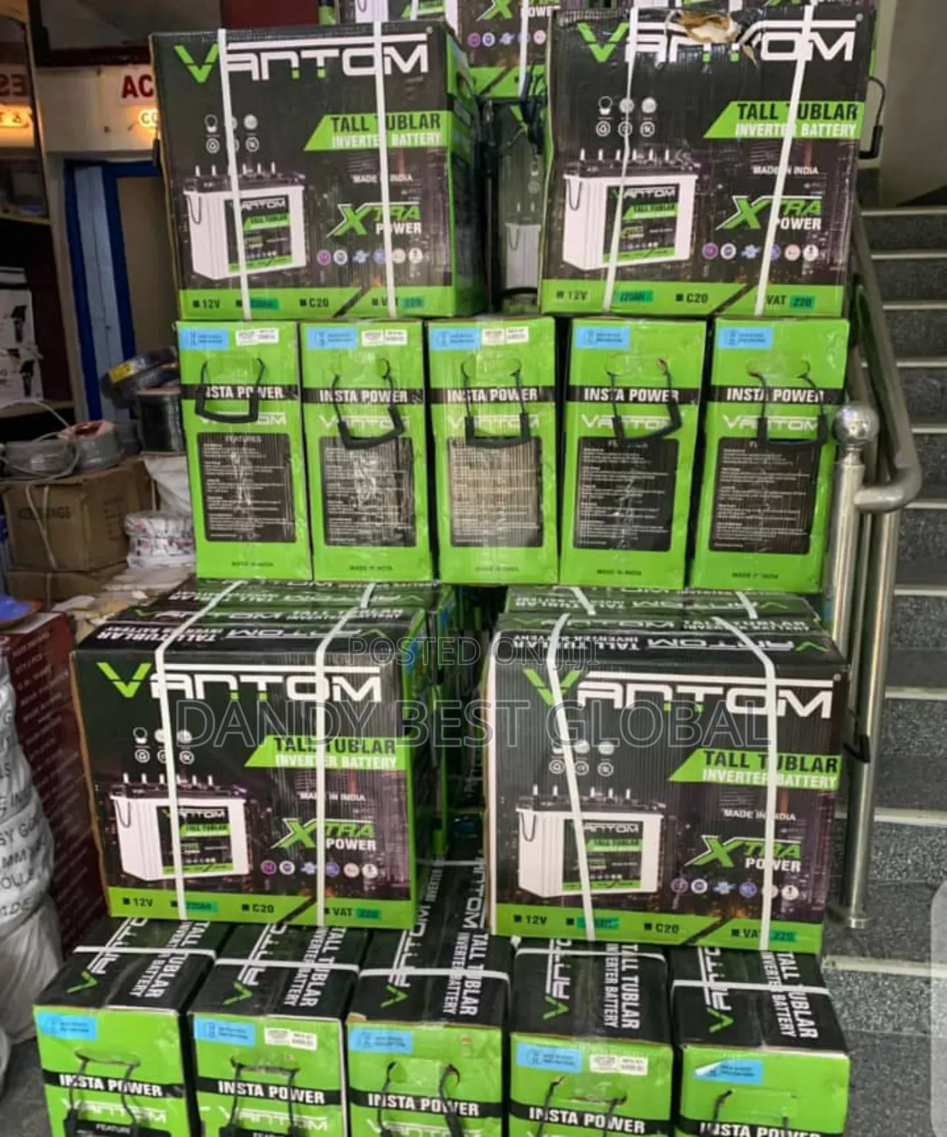 Vantom Tall Tubular Battery 220ah
