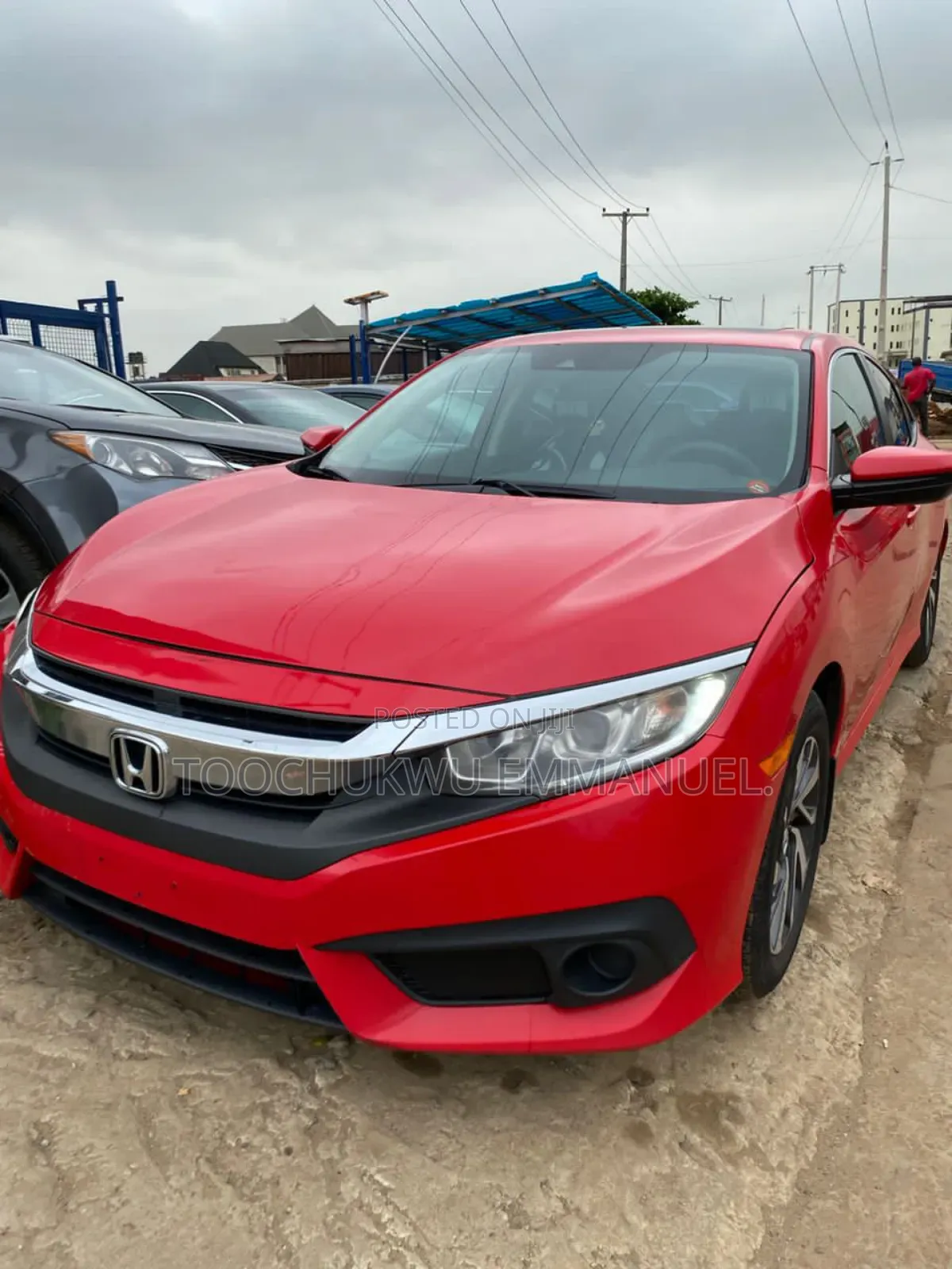Honda Civic Touring 4dr Sedan (1.5L 4cyl) 2017 Red