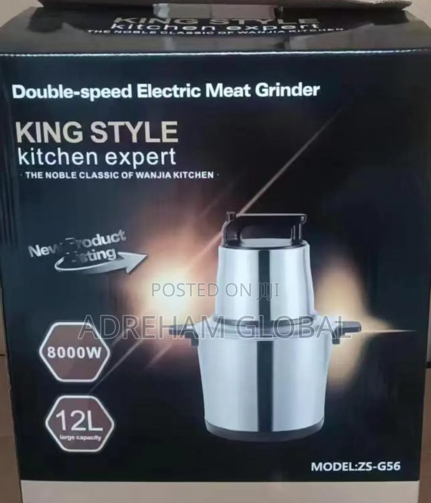 King Style 12ltrs Yam Pounder Copper Motor Original 8000w