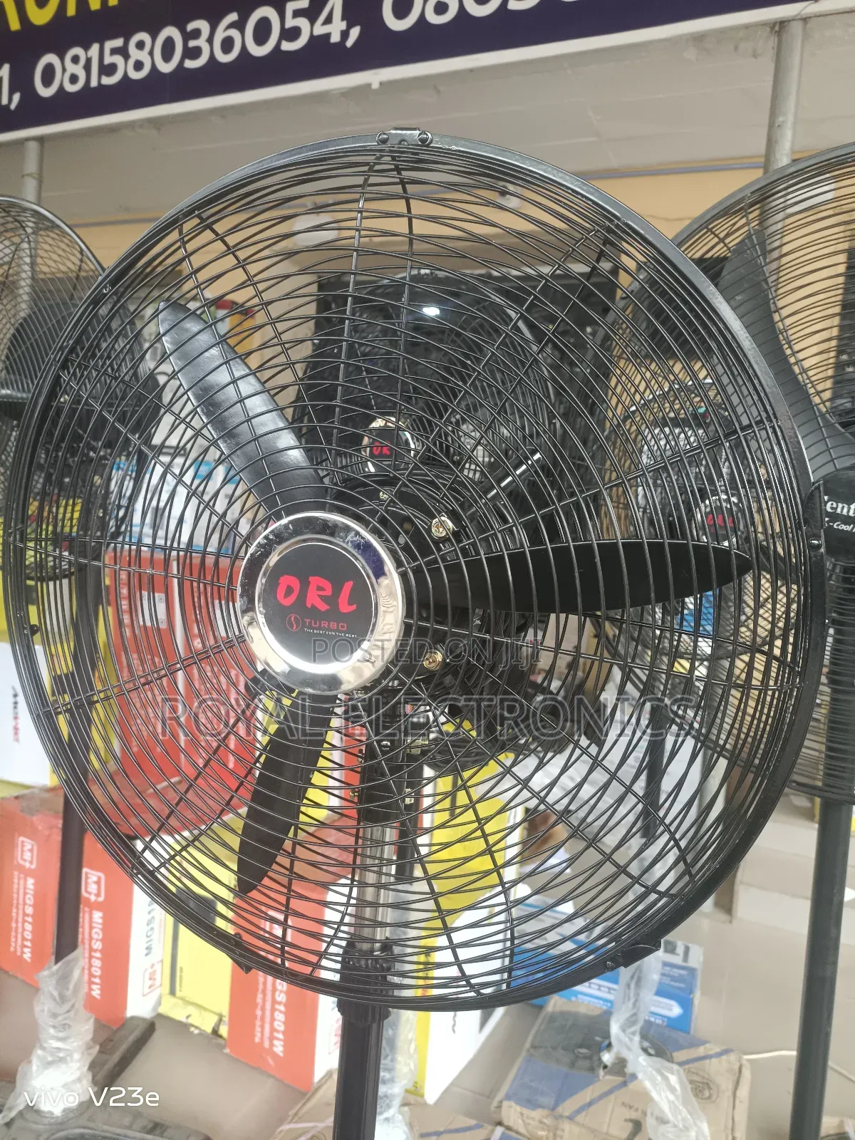Heavy Duty Orl 18 Inches Deluxe Industrial Standing Fan