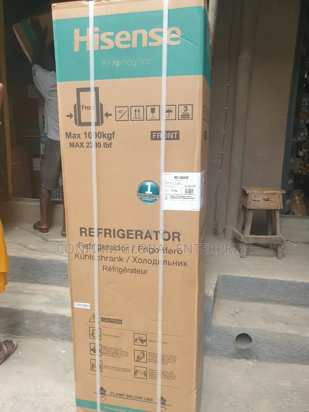 Hisense Bottom Freezer Refrigerator 264l (35dcb-Rd)