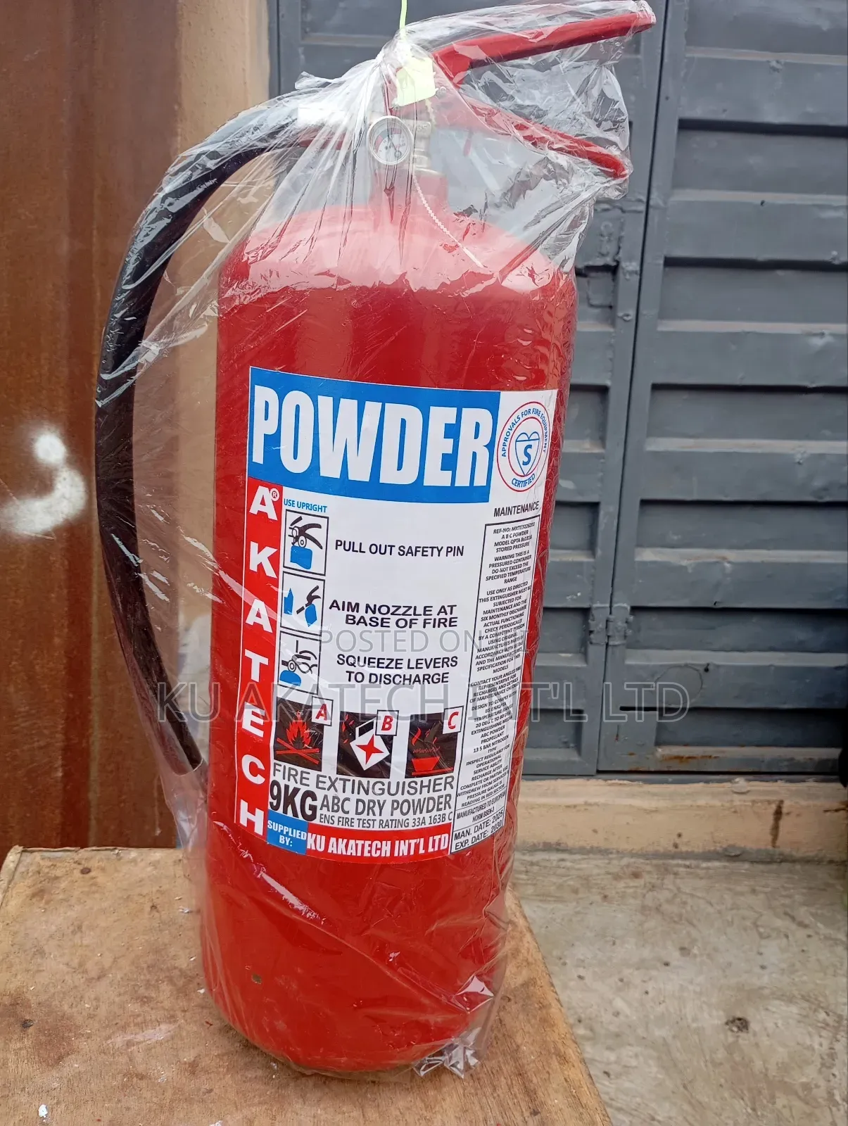 9kg Dcp Fire Extinguisher
