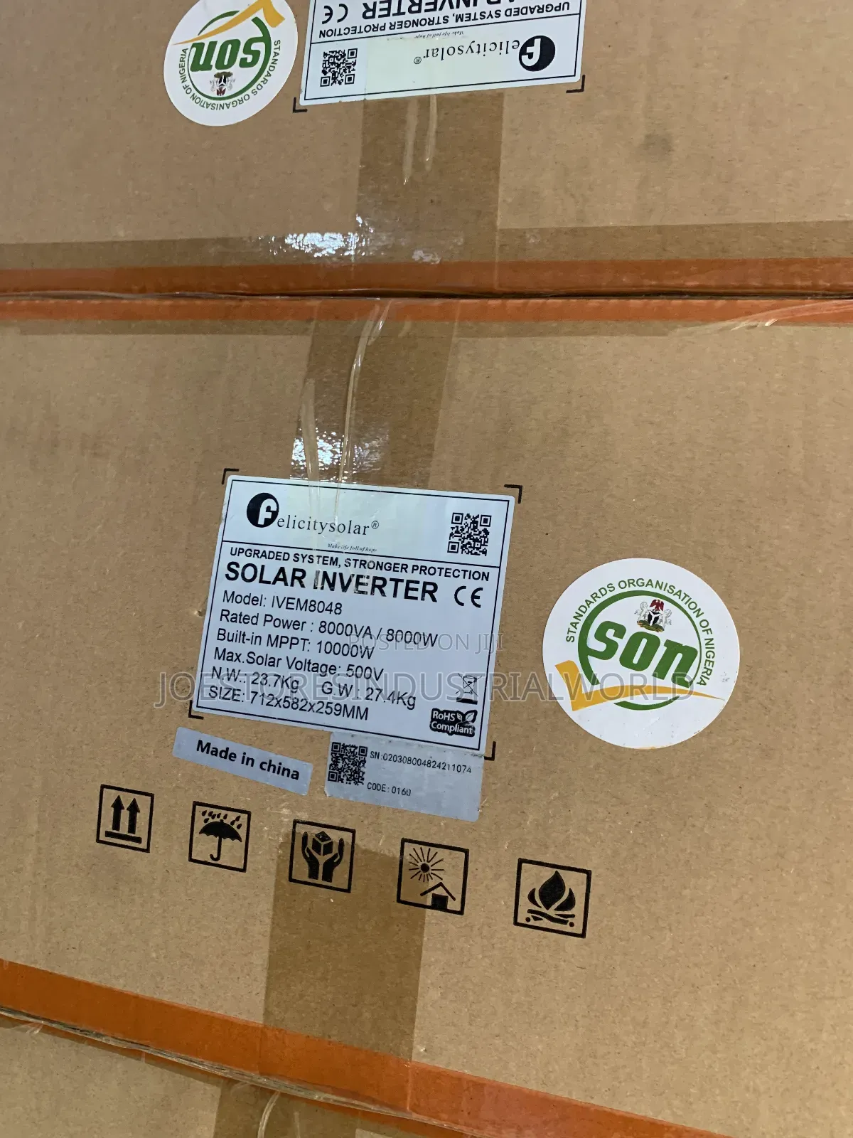 Solar Inverter 8kva Ivem Felicity
