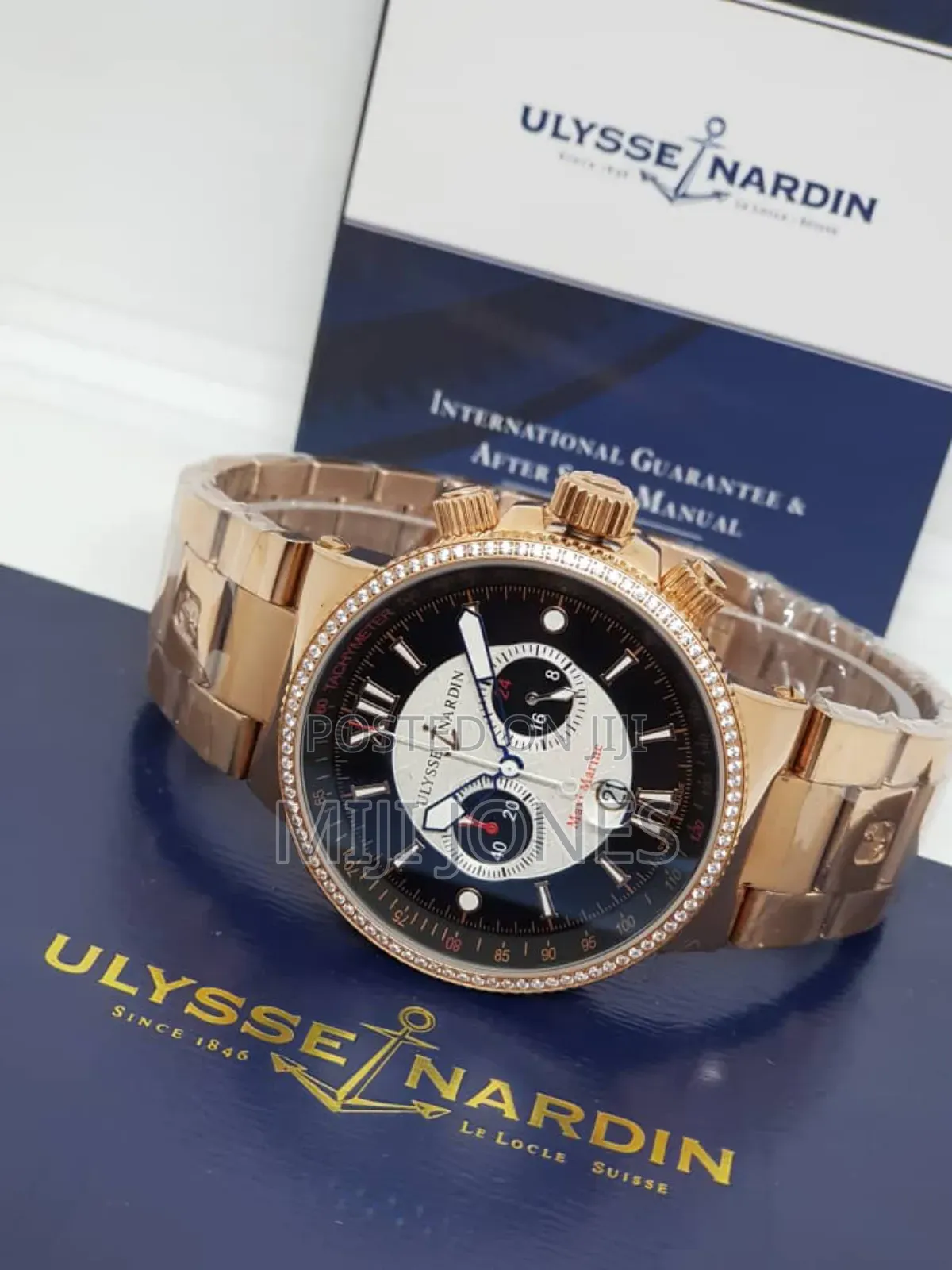 "Ulysse Nardin Marine Rose Gold Luxury Watch Replica"
