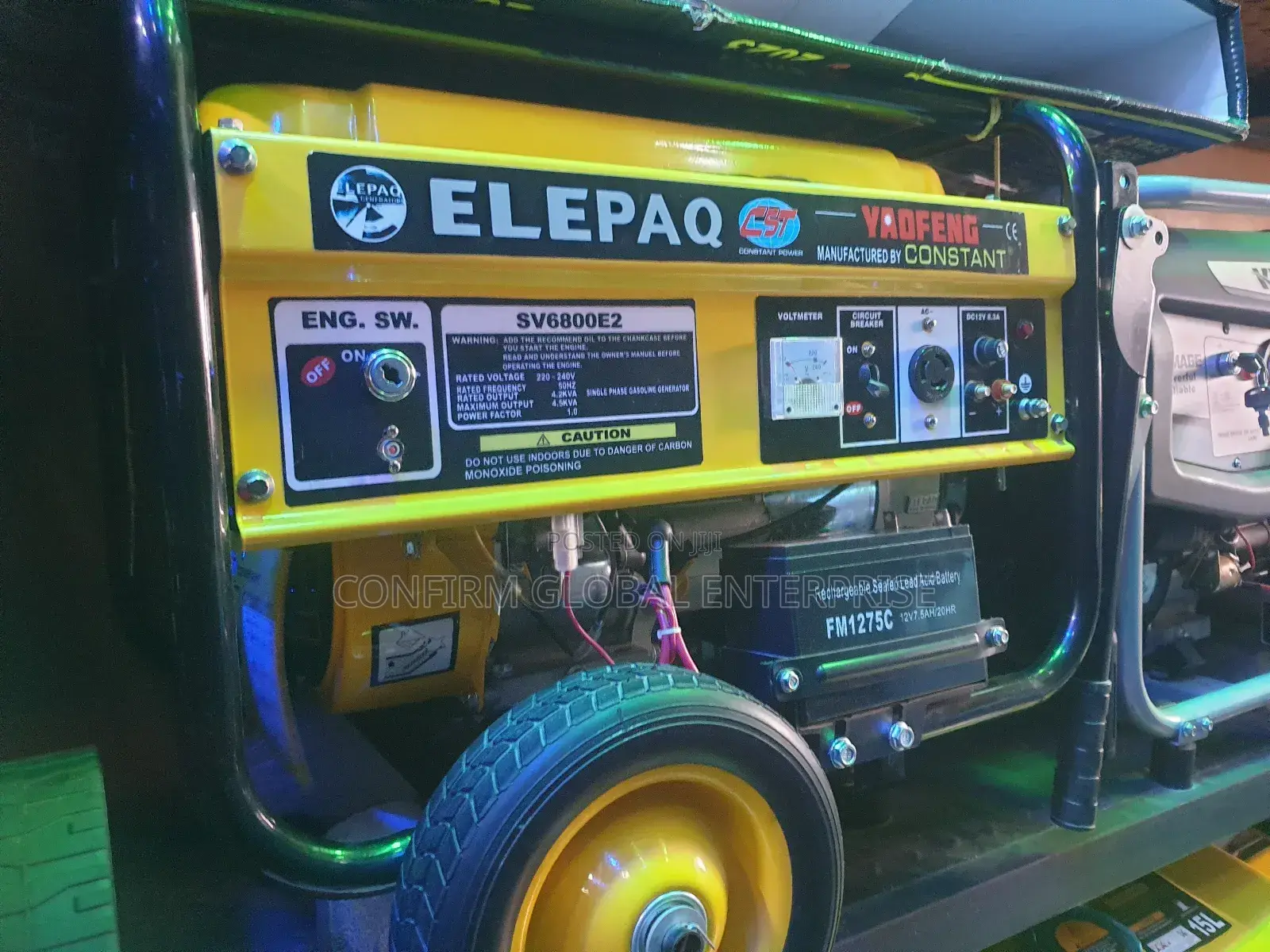 Brand New Elepaq Constant Generator Sv6800e2