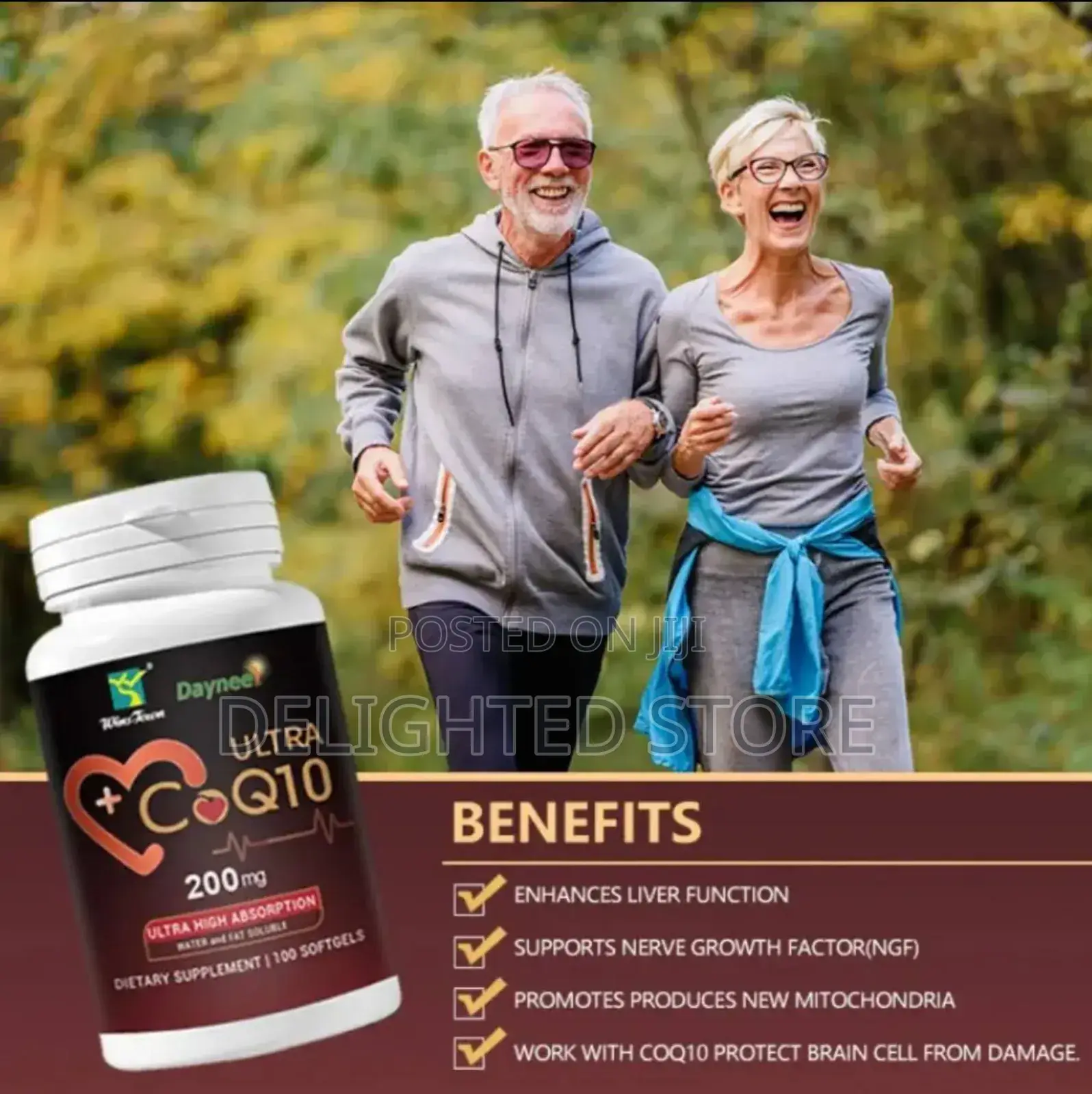 Wins Jown Coenzyme Q10 200mg Total Wellness Softgel Capsule