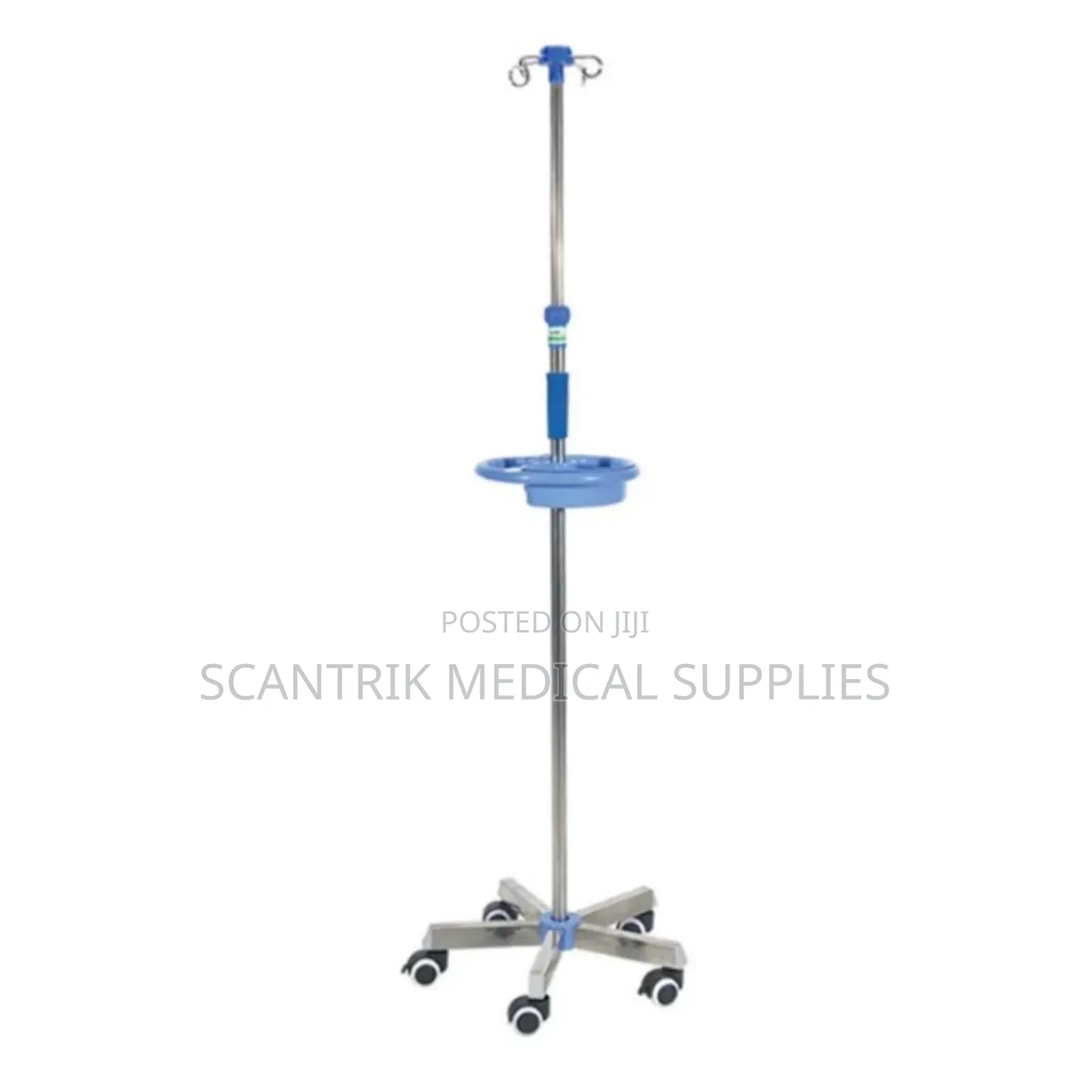 Wheeled Iv Support Pole for Home Hospitals
