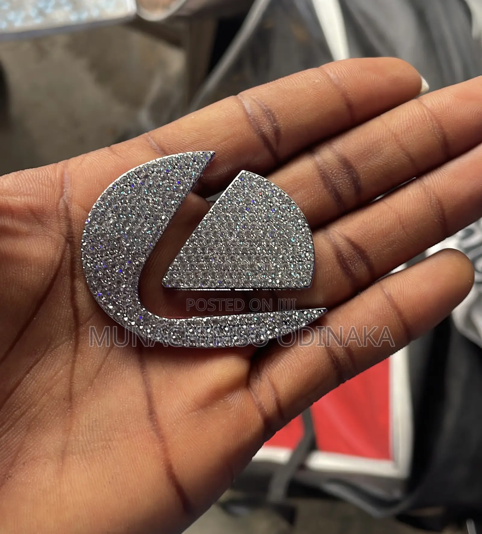 Logo Crystal for Steering Logo Front Grill for All Cars