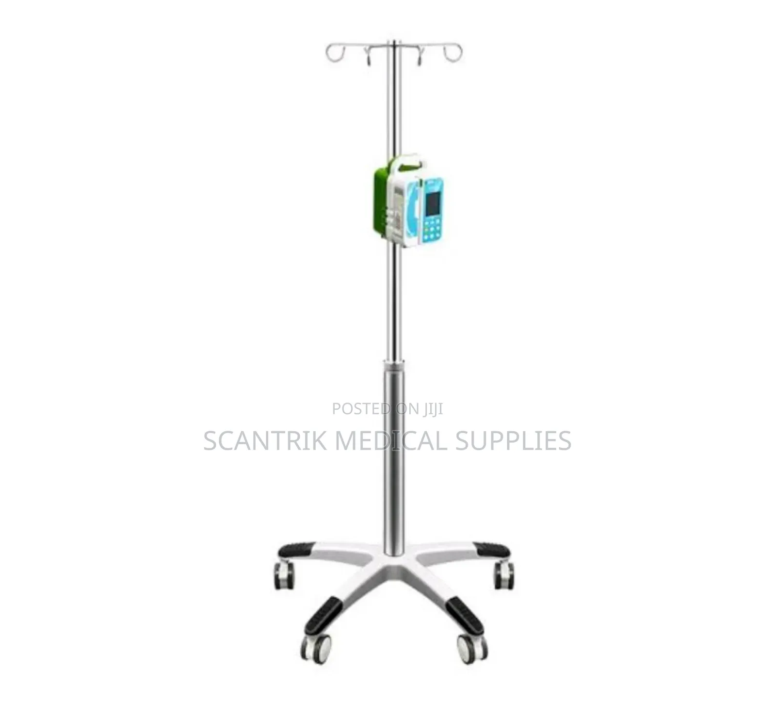 Rolling Iv Bag Support for Medical Beds